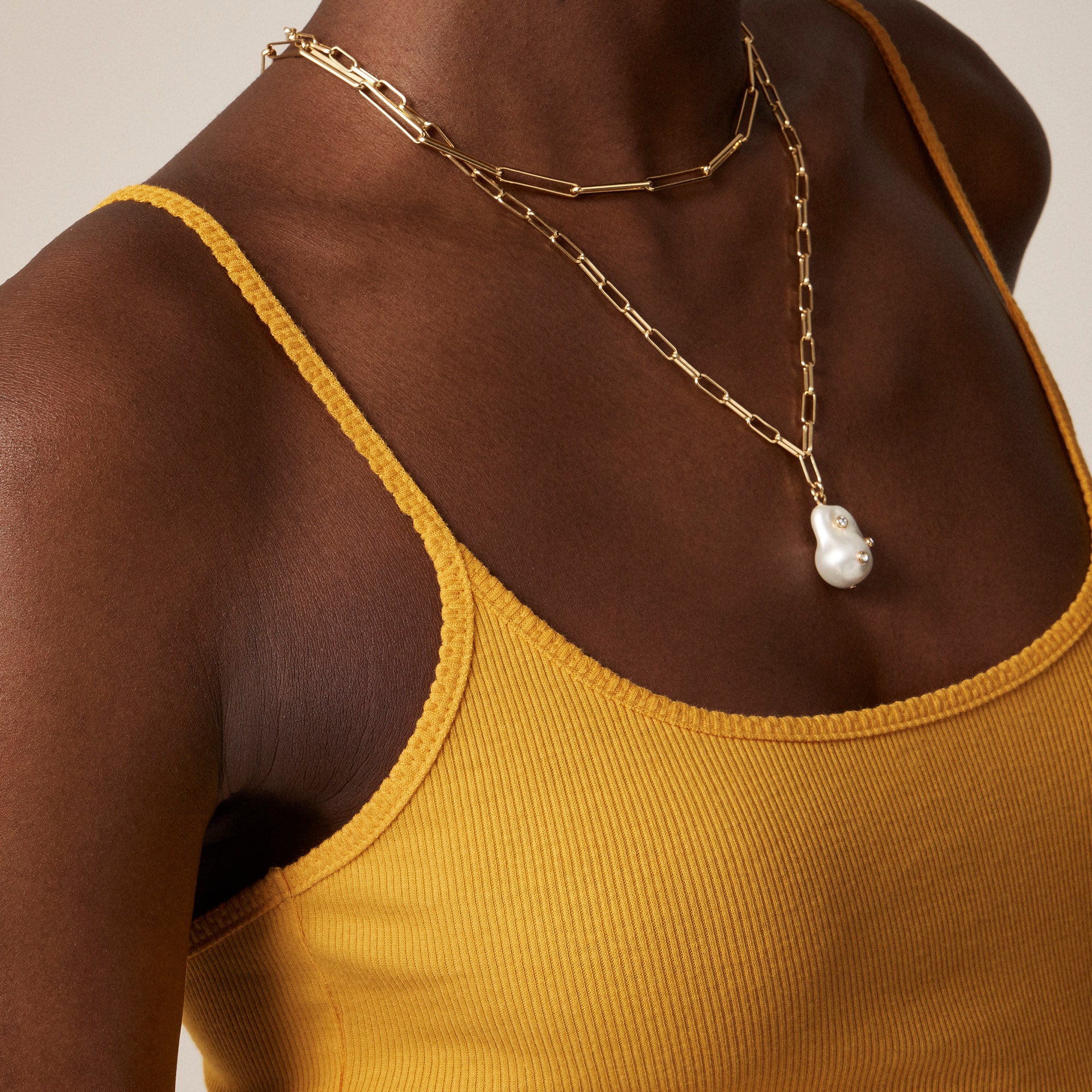 Fine rib camisole