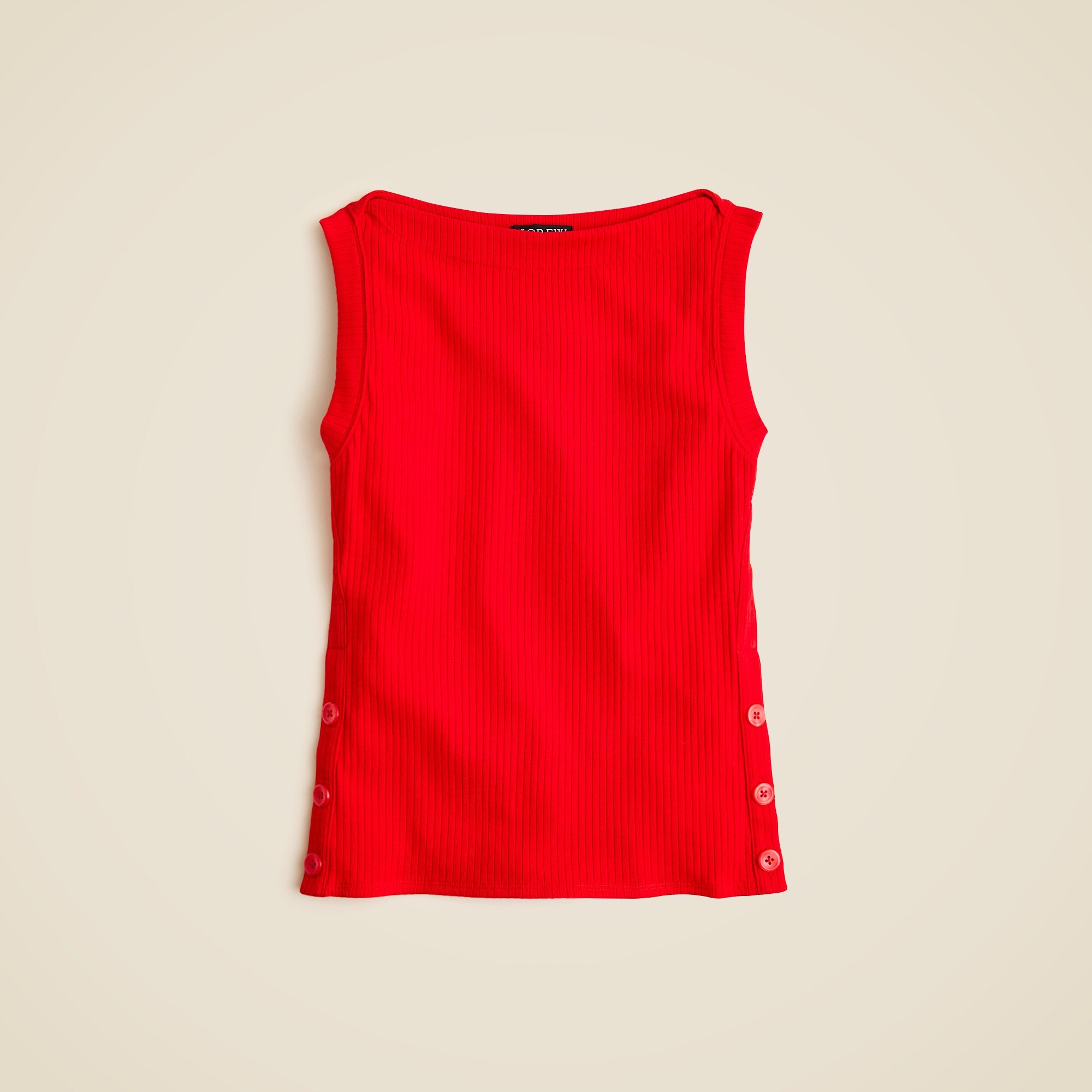 Premium rib side-button top