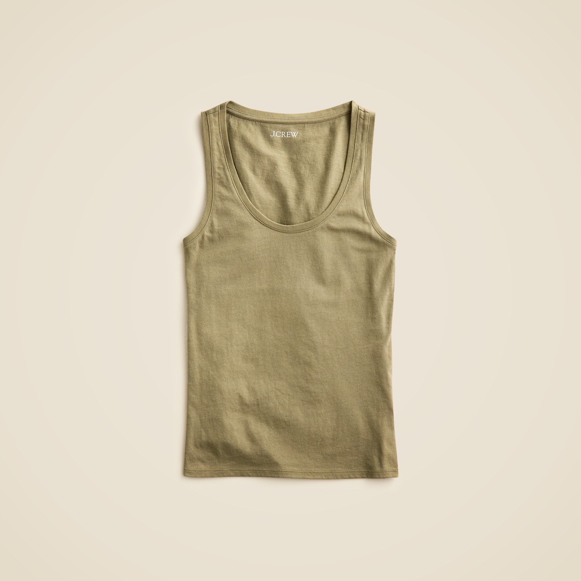 Vintage jersey scoopneck tank