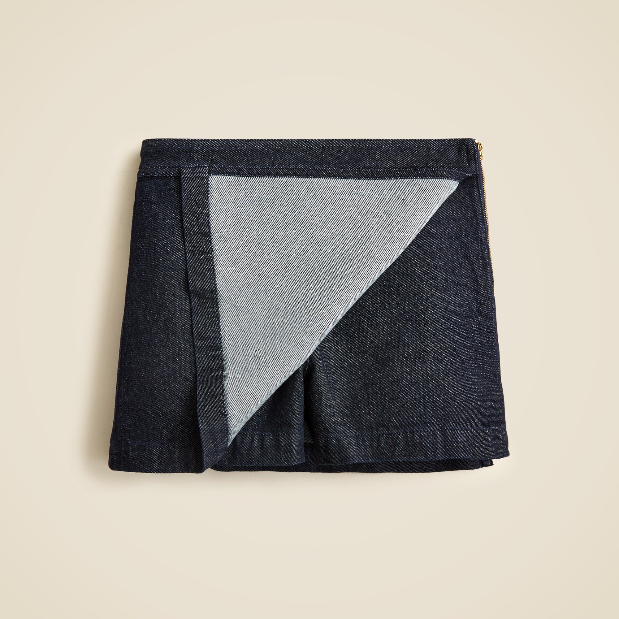 Denim skort