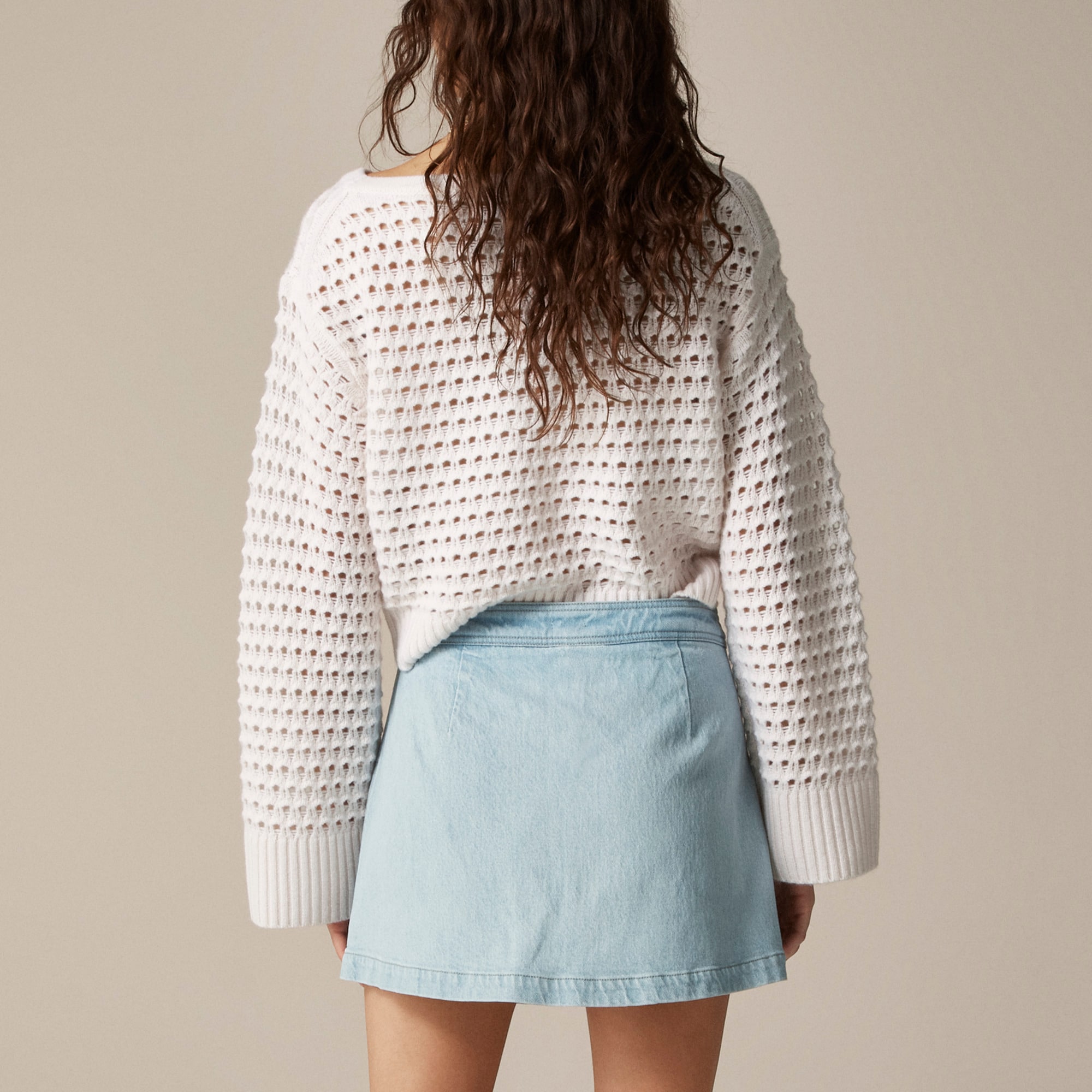 Denim skort - image 5