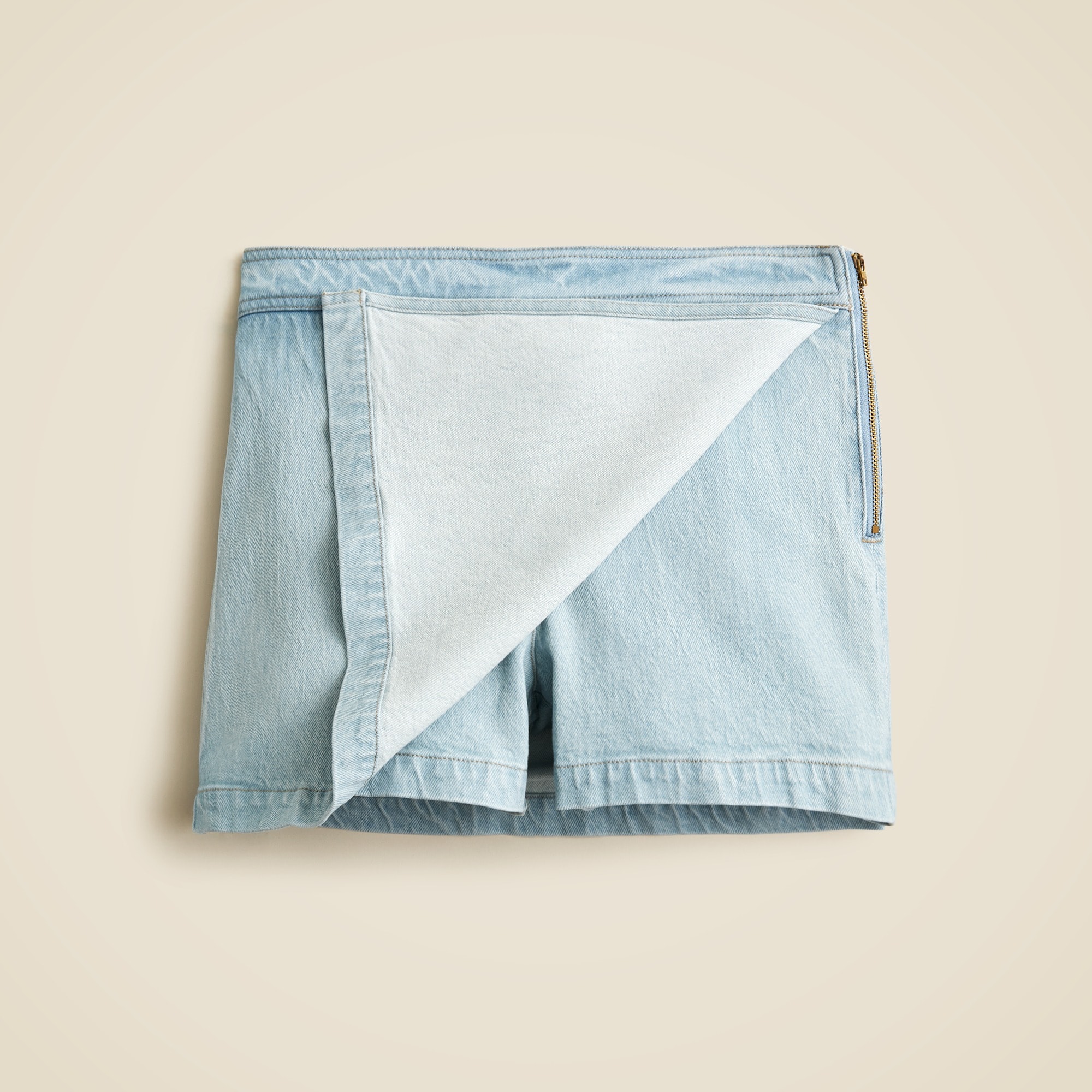 Denim skort