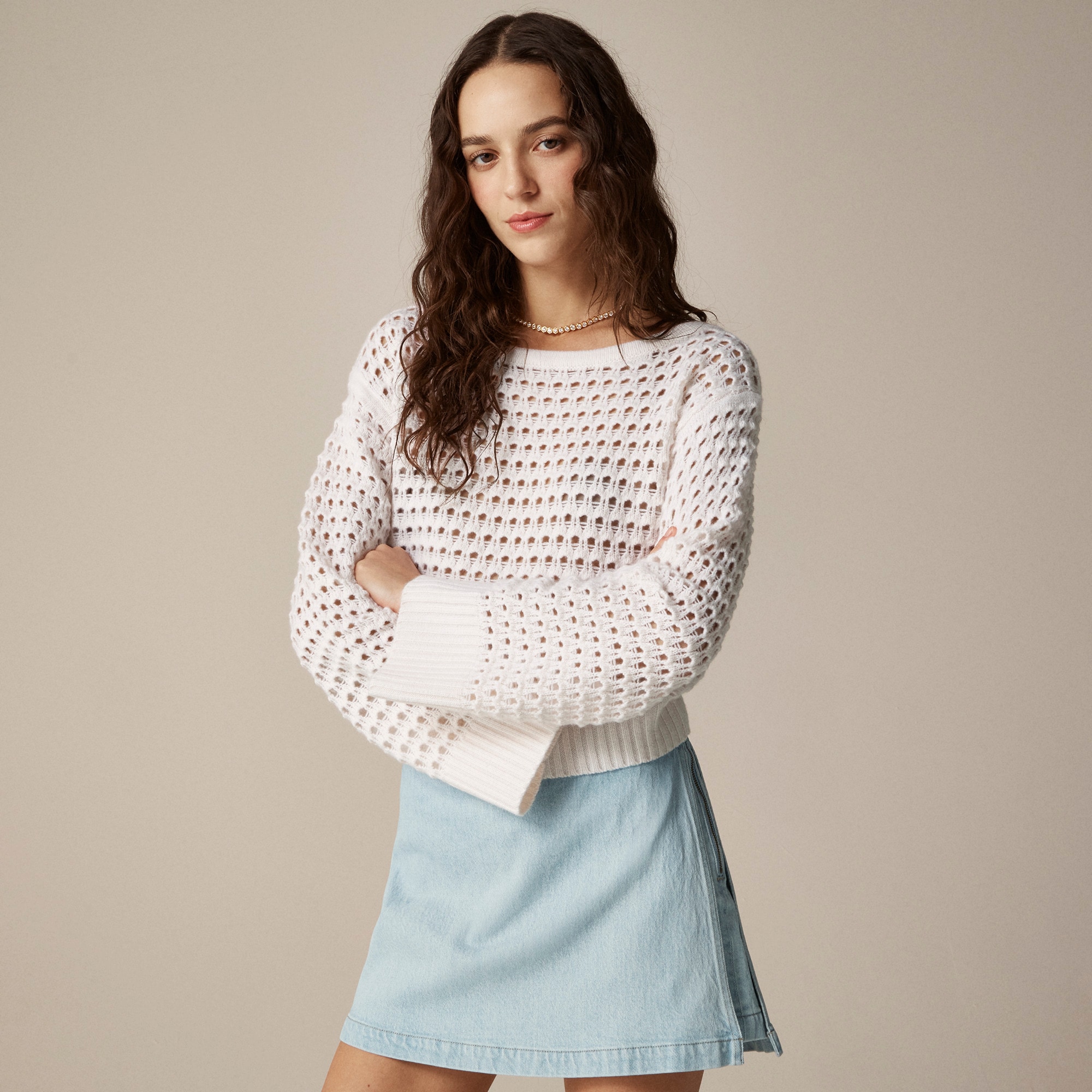 womens Denim skort