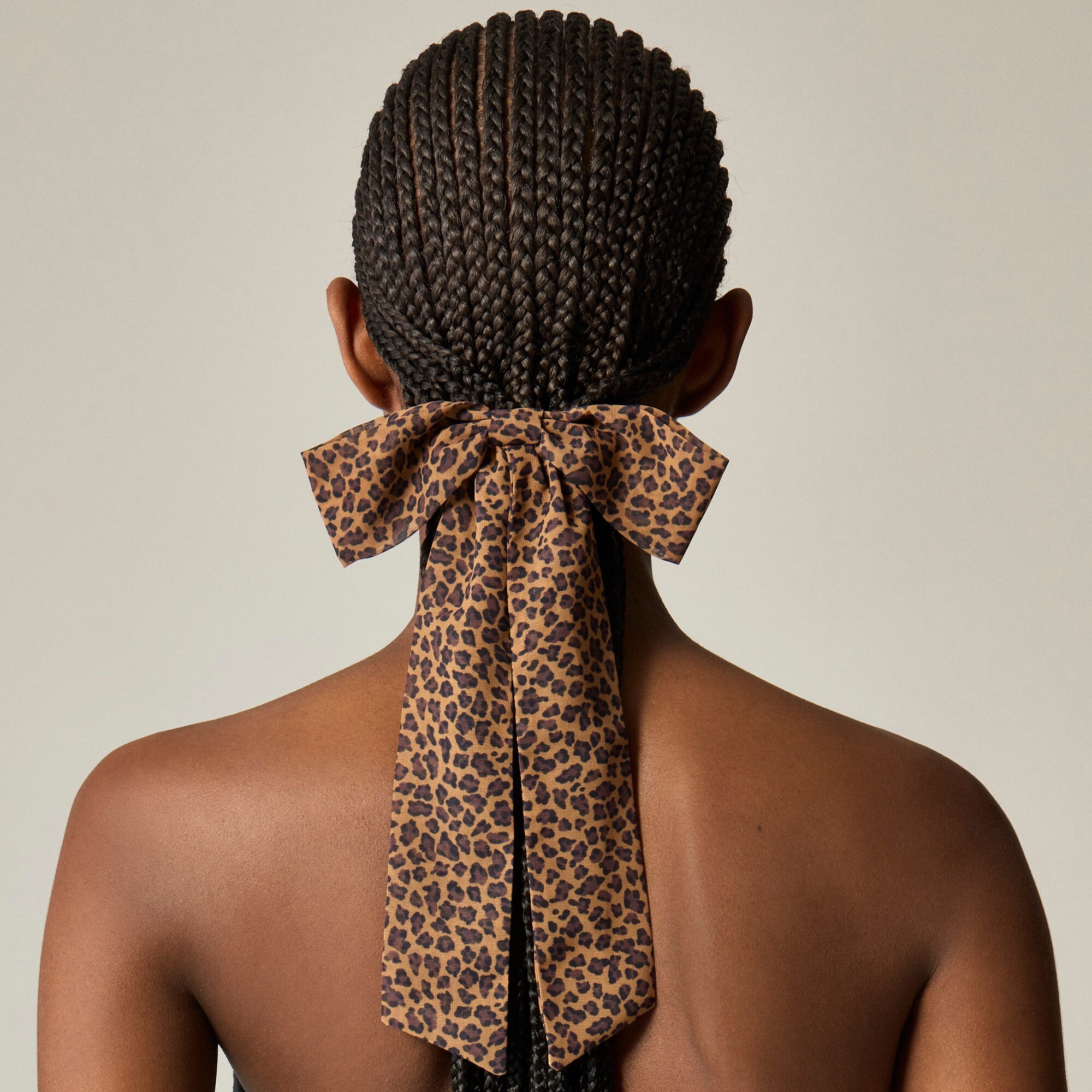 womens Oversized bow hair tie in chiffon
