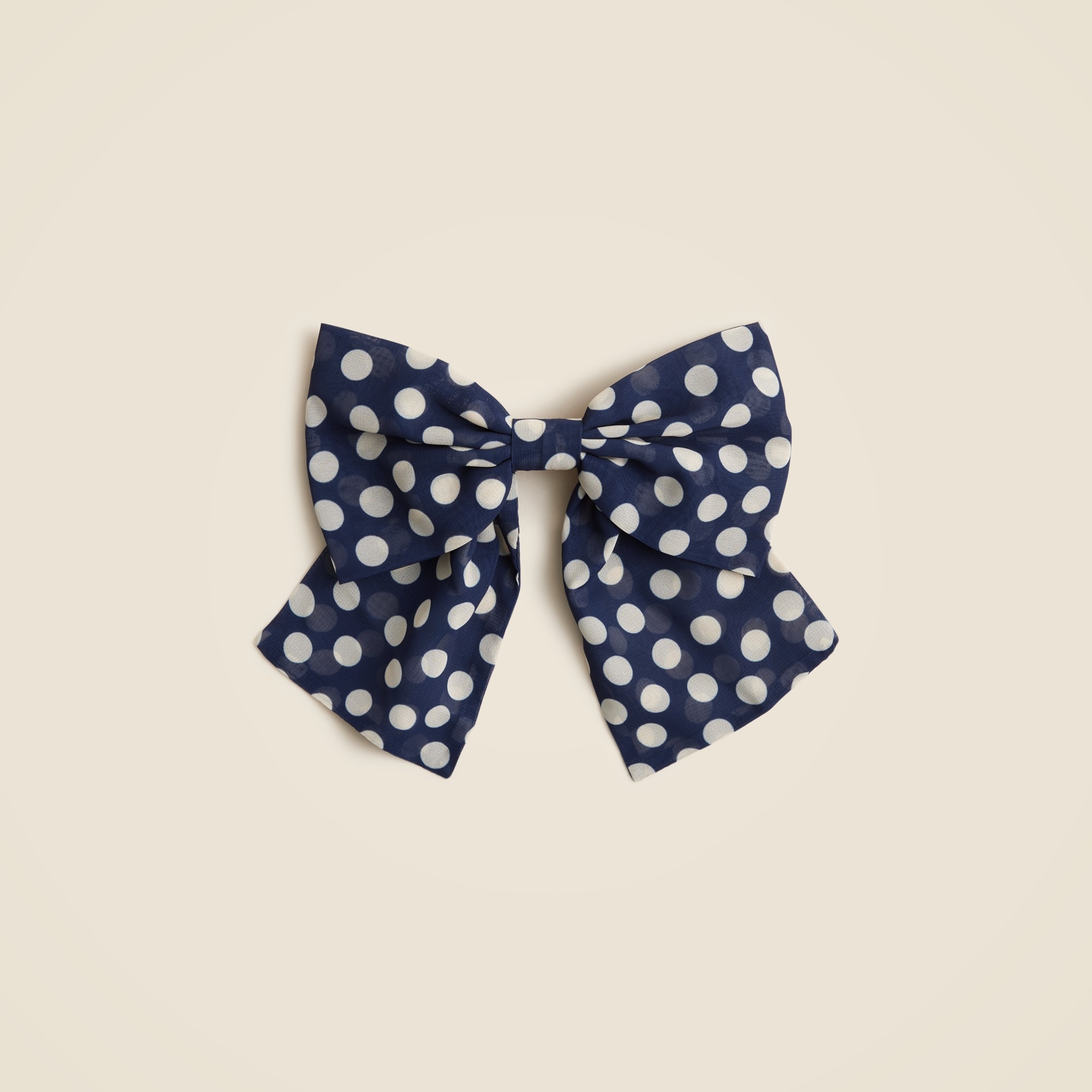 womens Oversized chiffon-bow hair clip