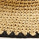 Packable straw hat with crochet trim NATURAL BLACK j.crew: packable straw hat with crochet trim for women
