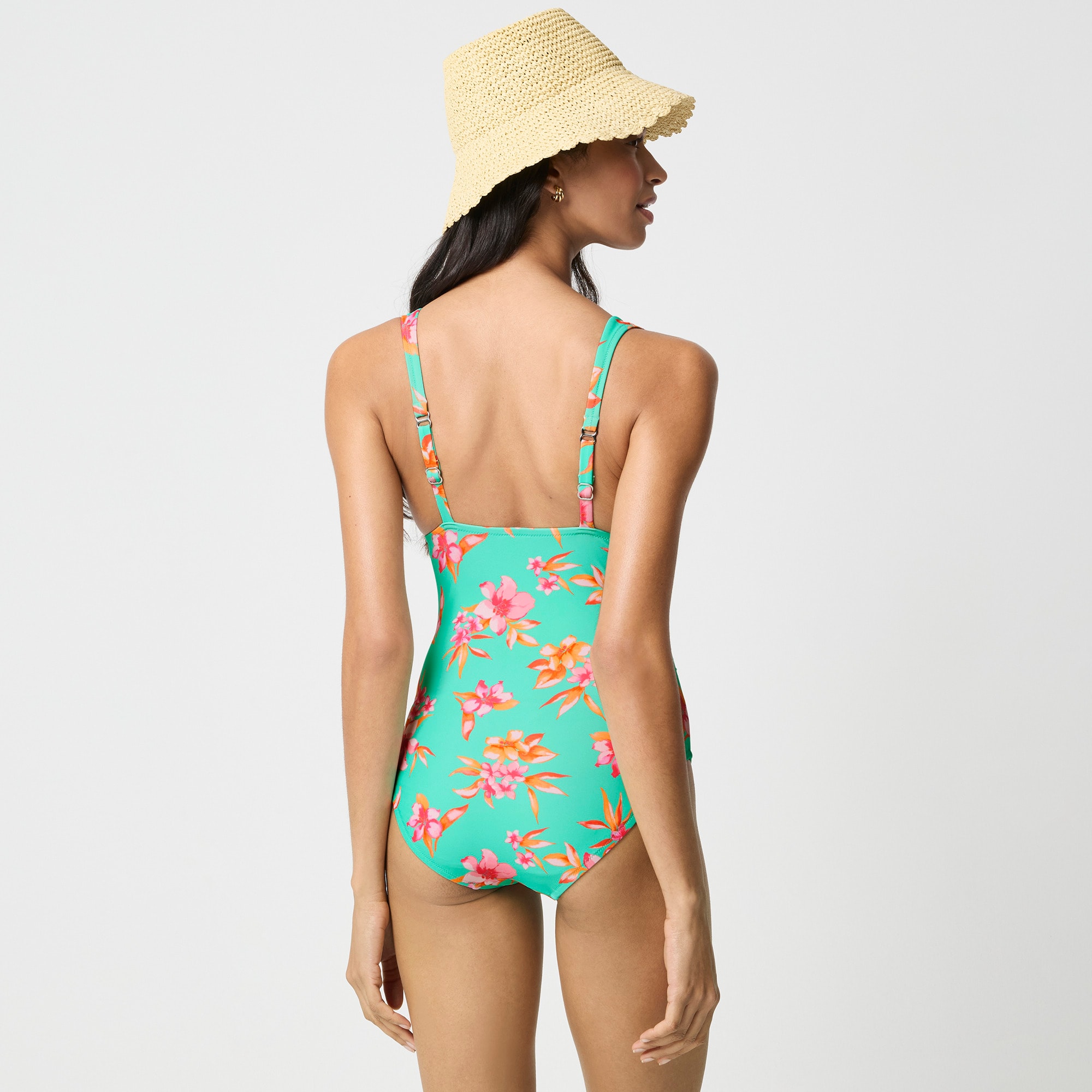 Ruched Plunge One-piece Swimsuit For Women | Factory