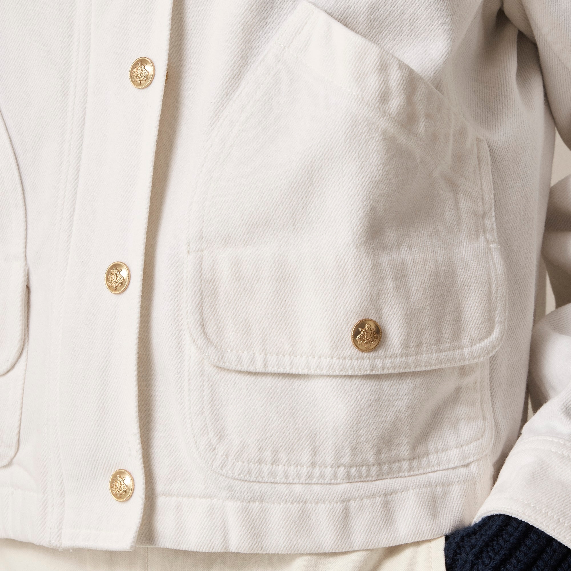 J.Crew: Short Barn Jacket™ In Cotton Twill For Women