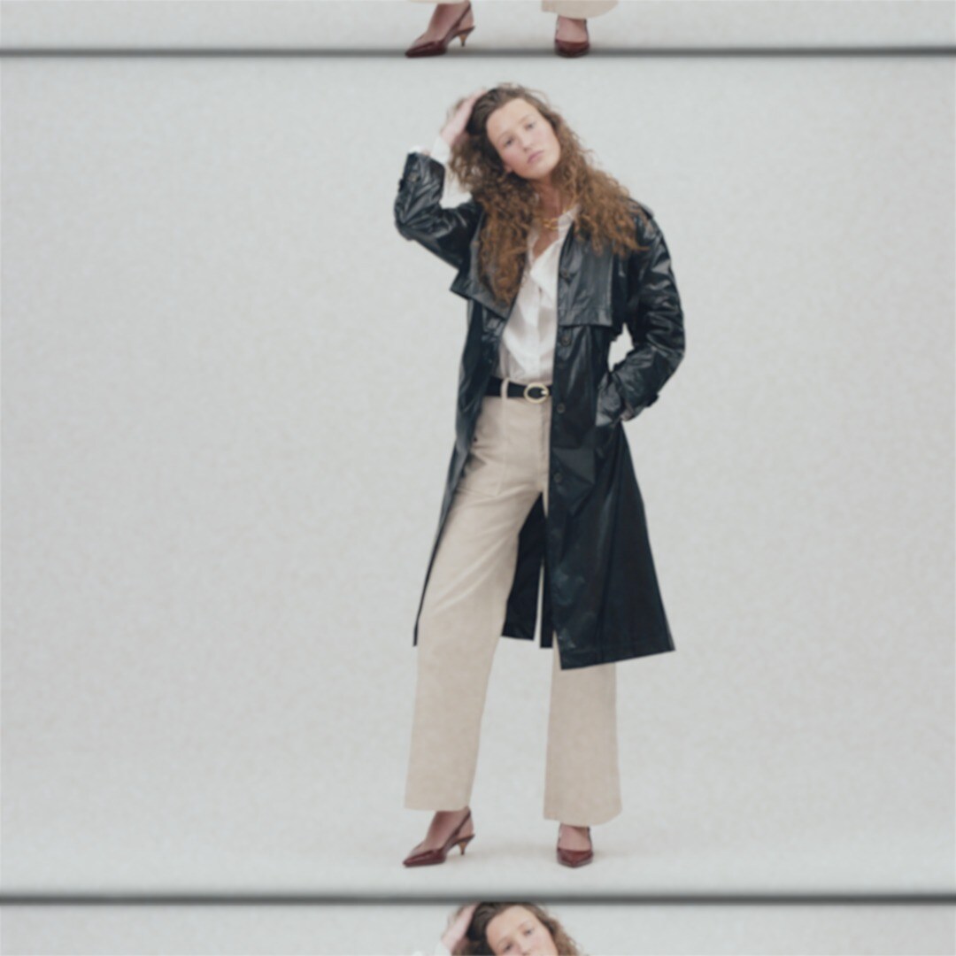 Rain-or-shine trench