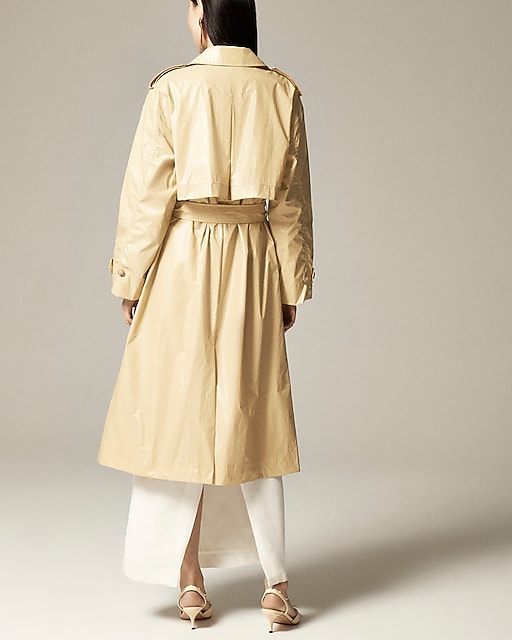 J.Crew: Perfect Rain Jacket In Leopard Dot For Women J.Crew: Perfect Rain Jacket In Leopard Dot For Women
