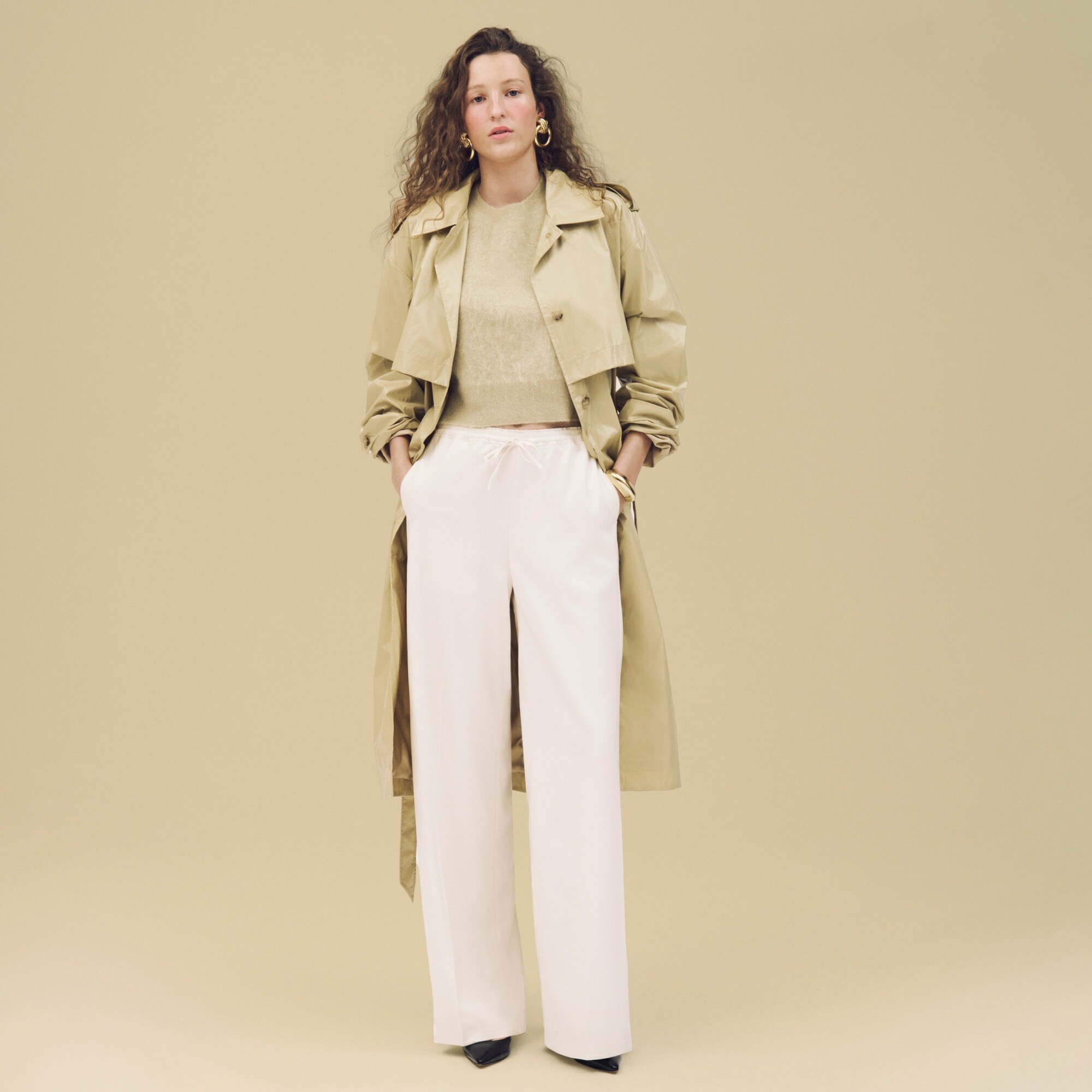 Rain-or-shine trench