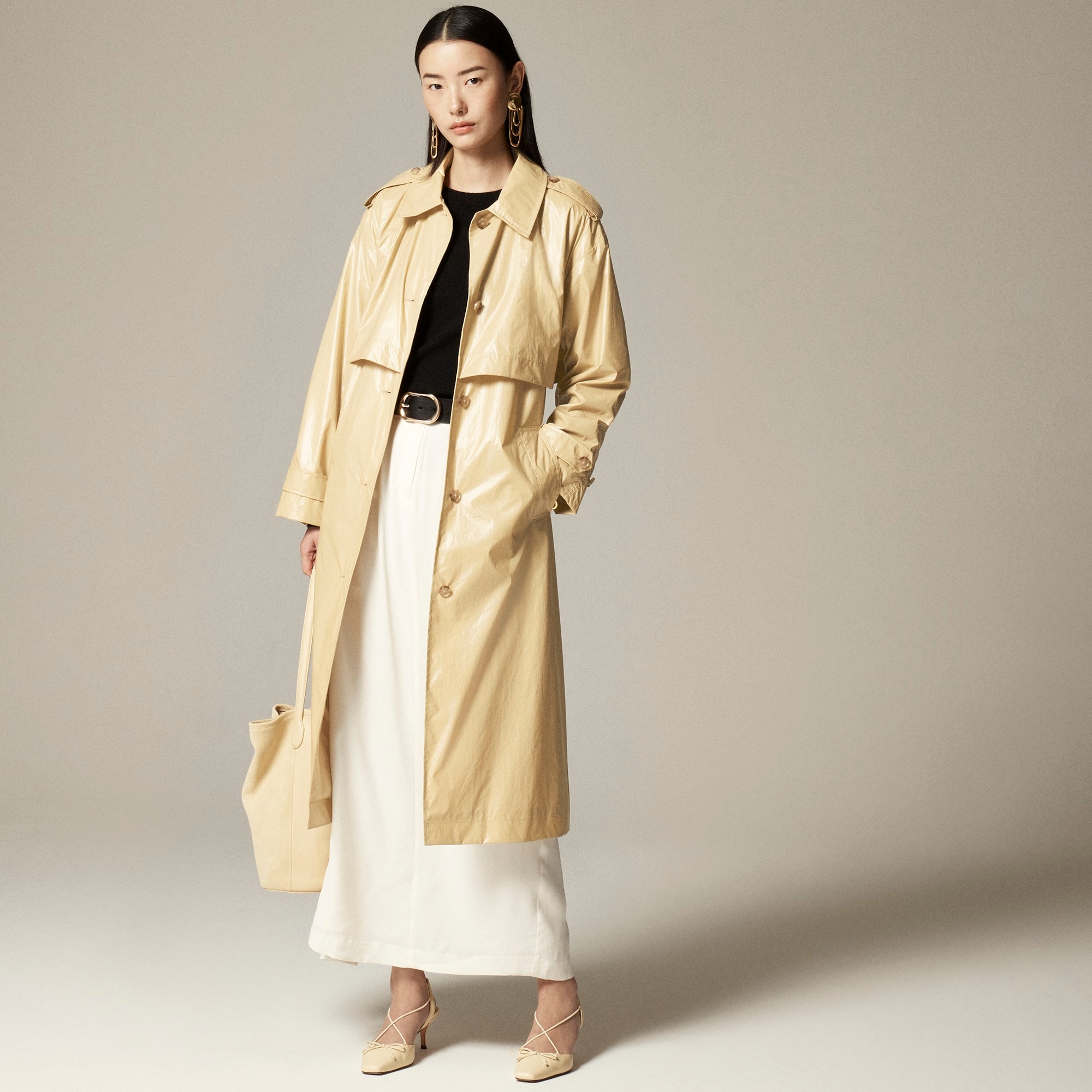womens Rain-or-shine trench