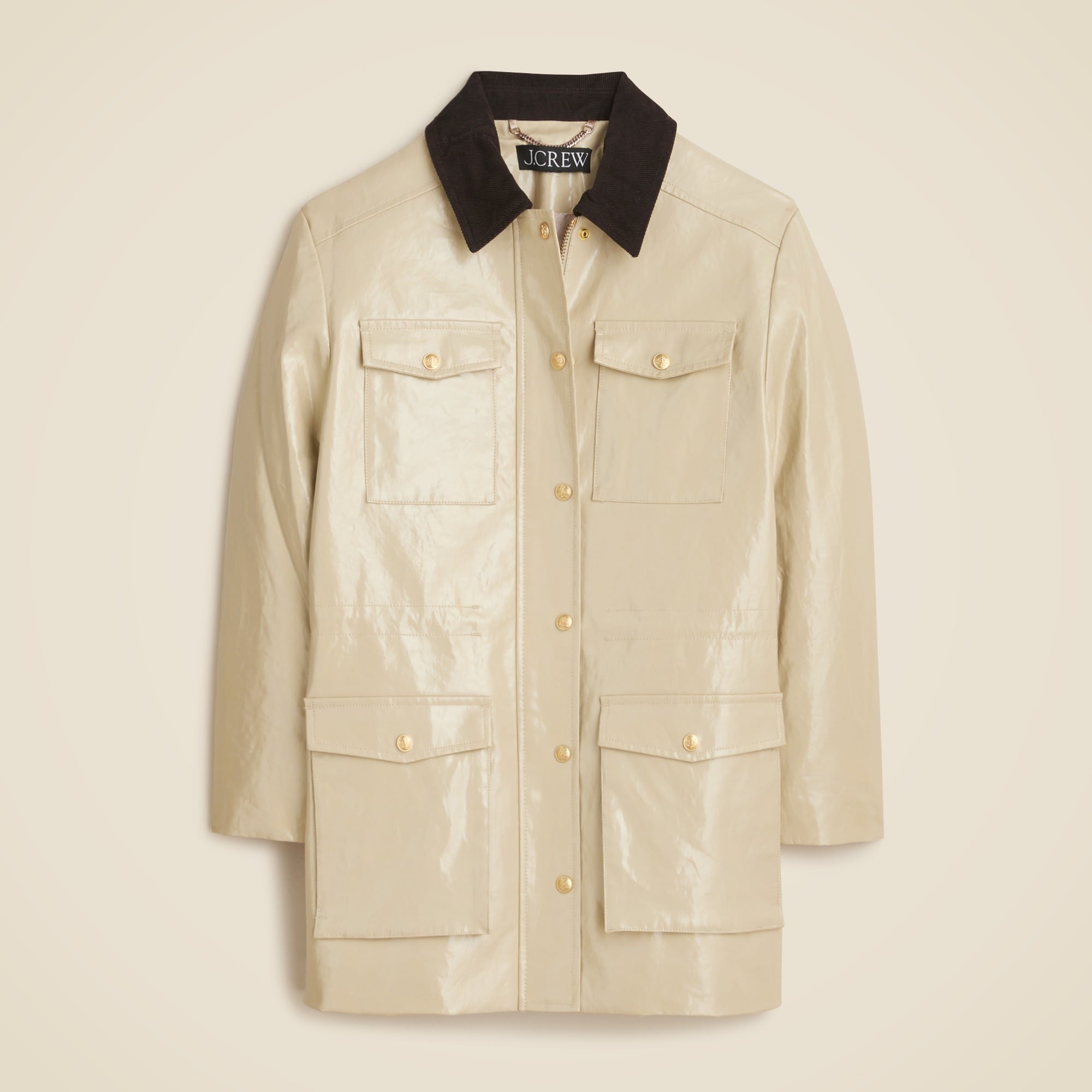 Collection Barn Jacket™ in laminated linen