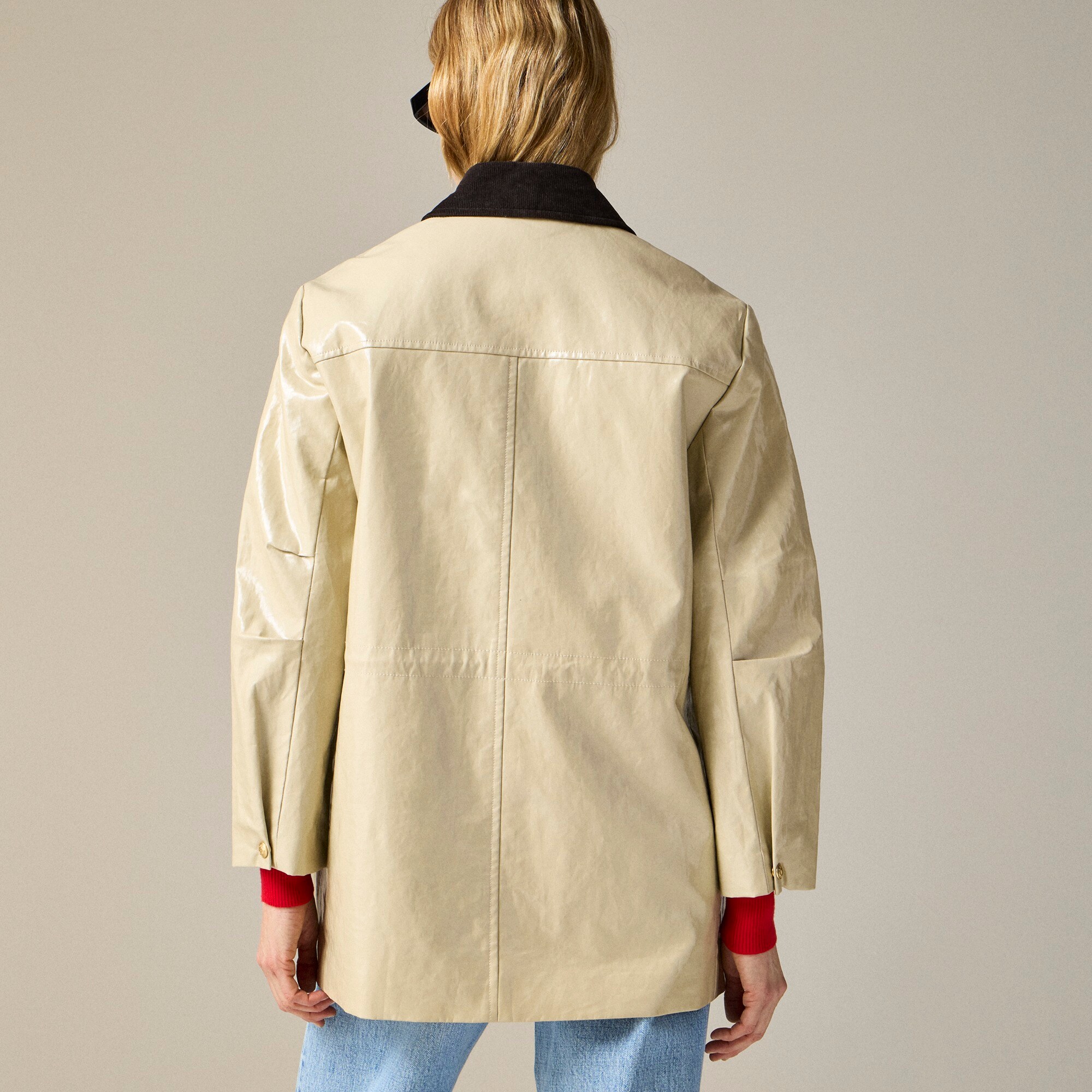 Collection Barn Jacket™ in laminated linen
