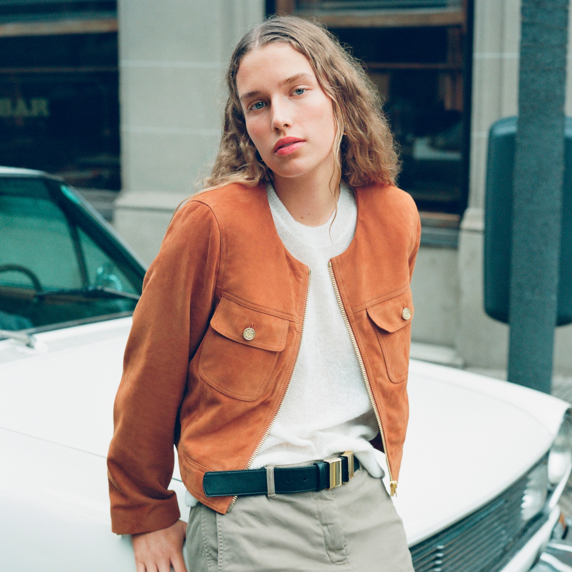 womens Collection suede jacket