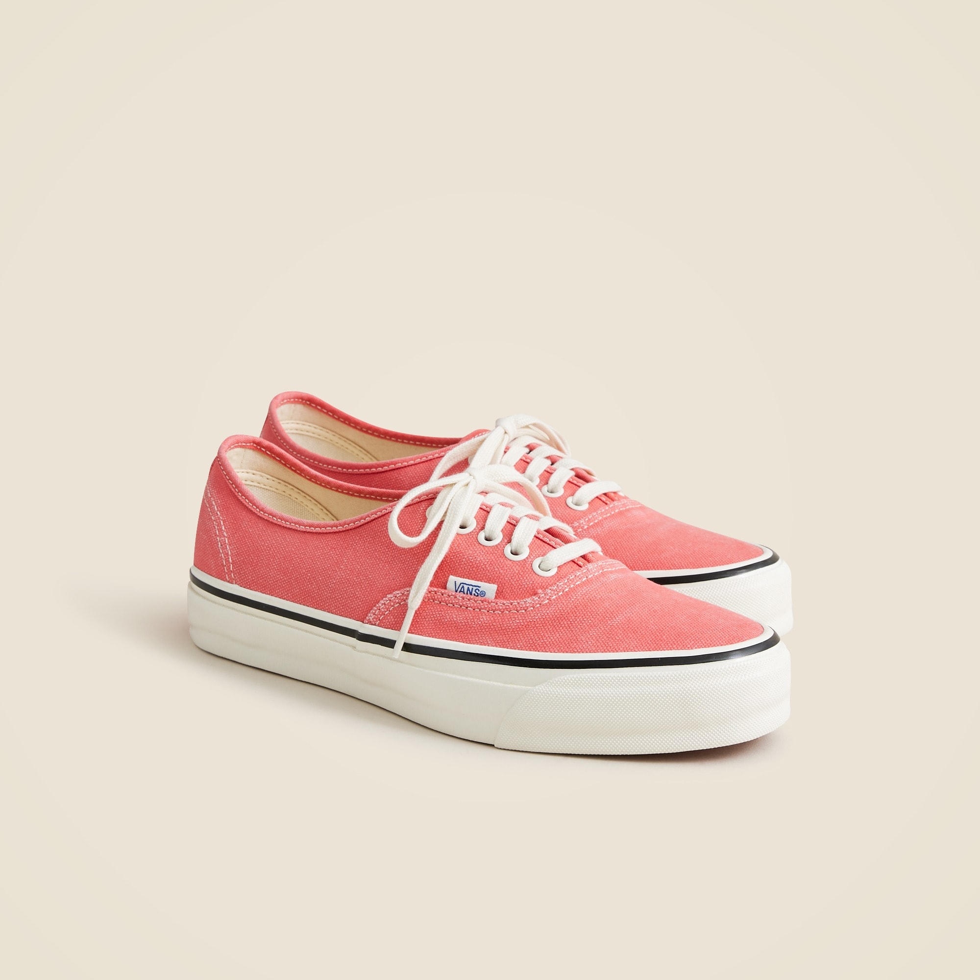 womens Vans&reg; Premium Authentic unisex sneakers in washed canvas