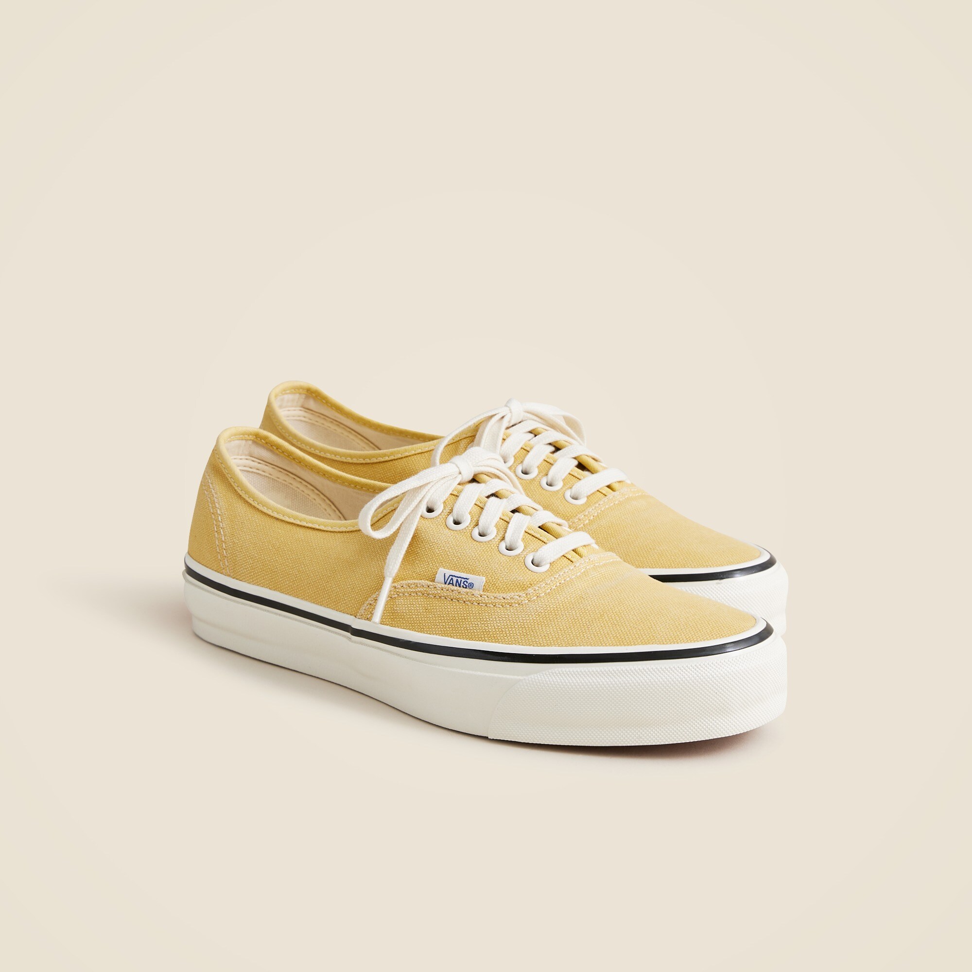 womens Vans&reg; Premium Authentic unisex sneakers in washed canvas