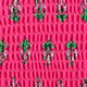 Girls' cherry smocked bikini set SWEET FUSCHIA MULTI