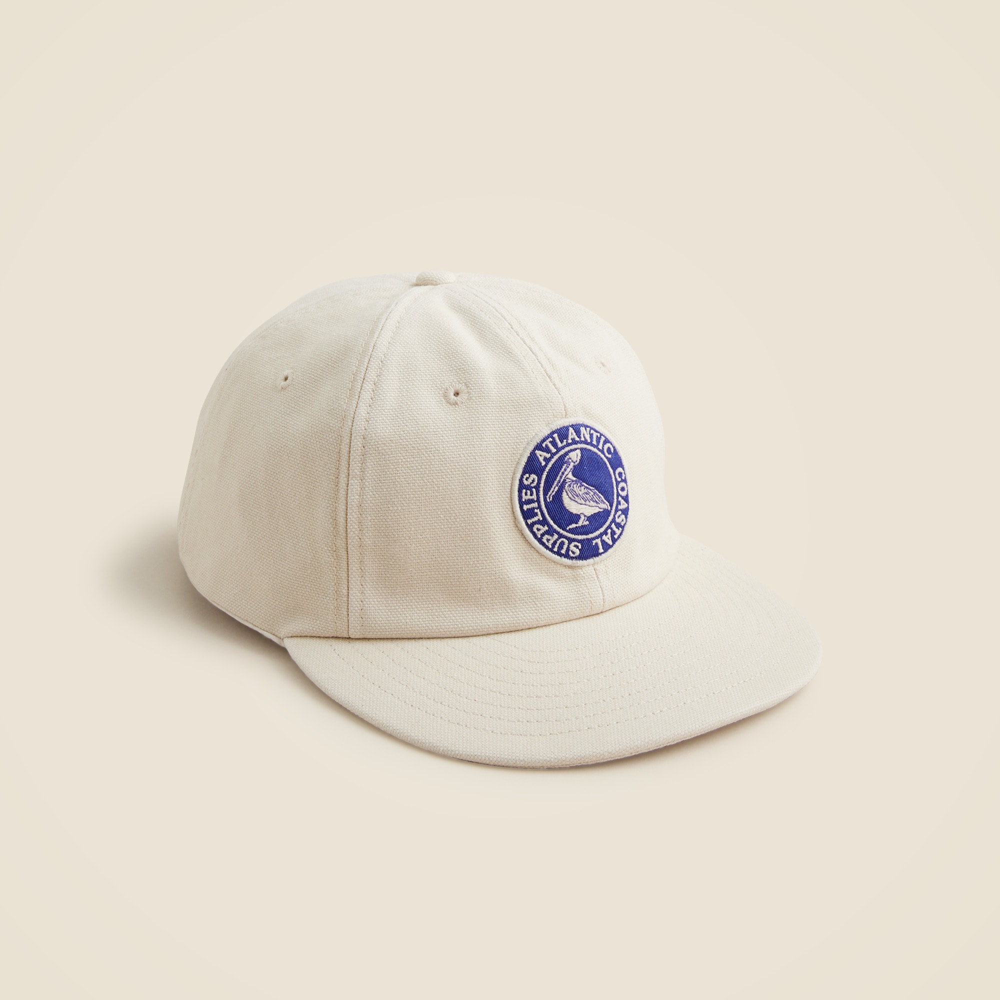 Atlantic Coastal Supplies X J.Crew flat-brim baseball cap