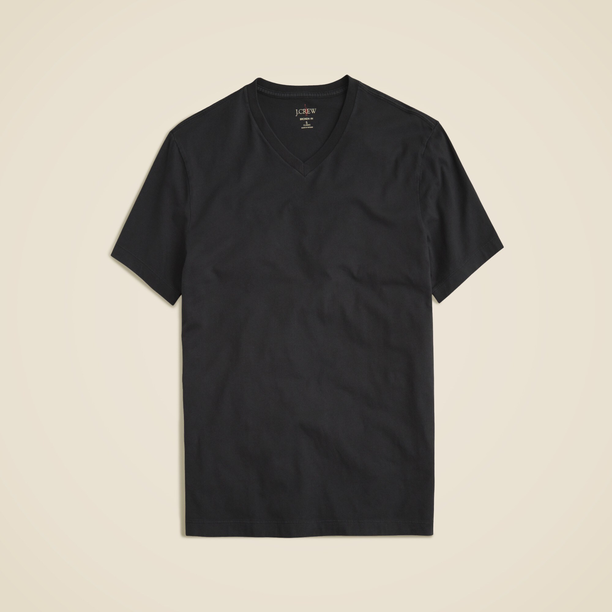 Broken-in V-neck T-shirt
