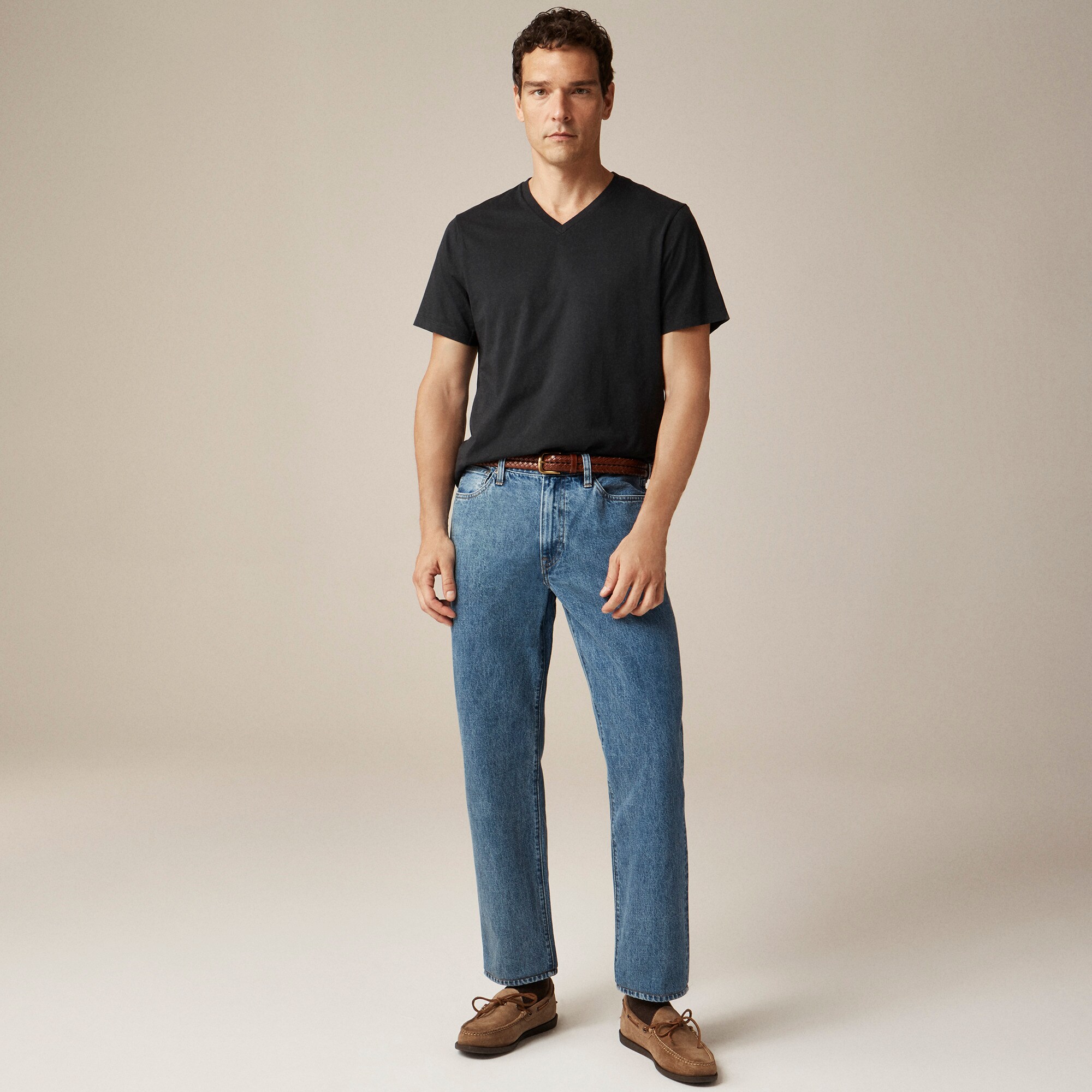 Broken-in V-neck T-shirt