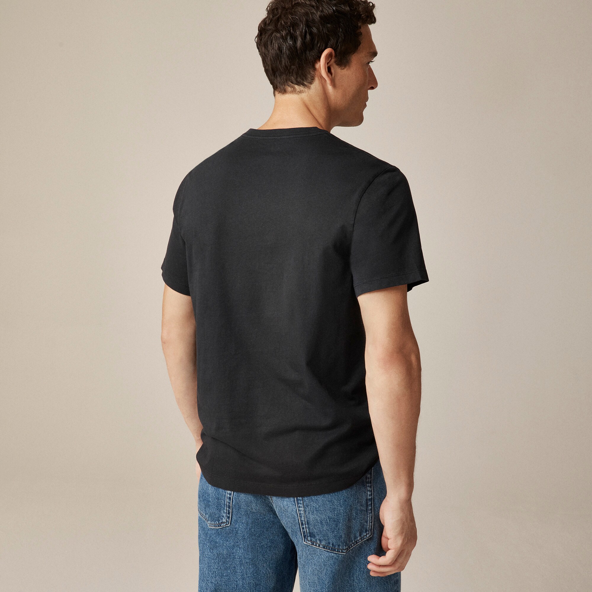 Broken-in V-neck T-shirt