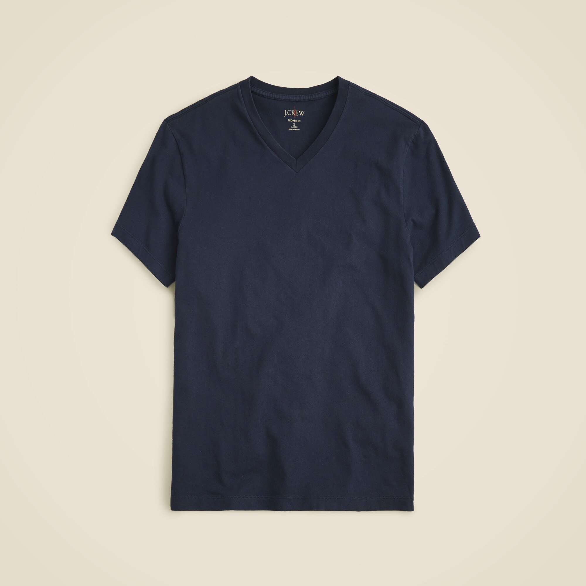Broken-in V-neck T-shirt