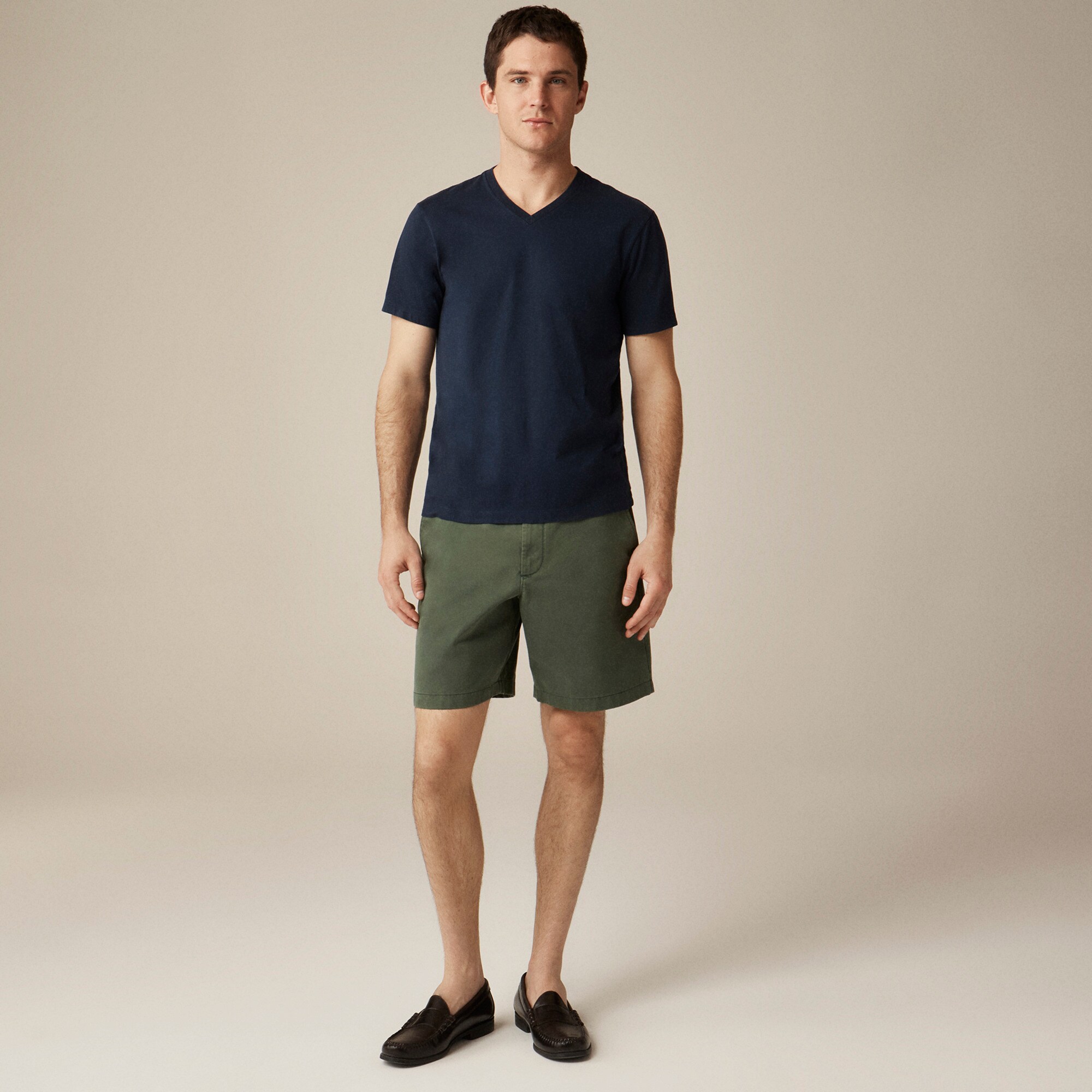 Broken-in V-neck T-shirt