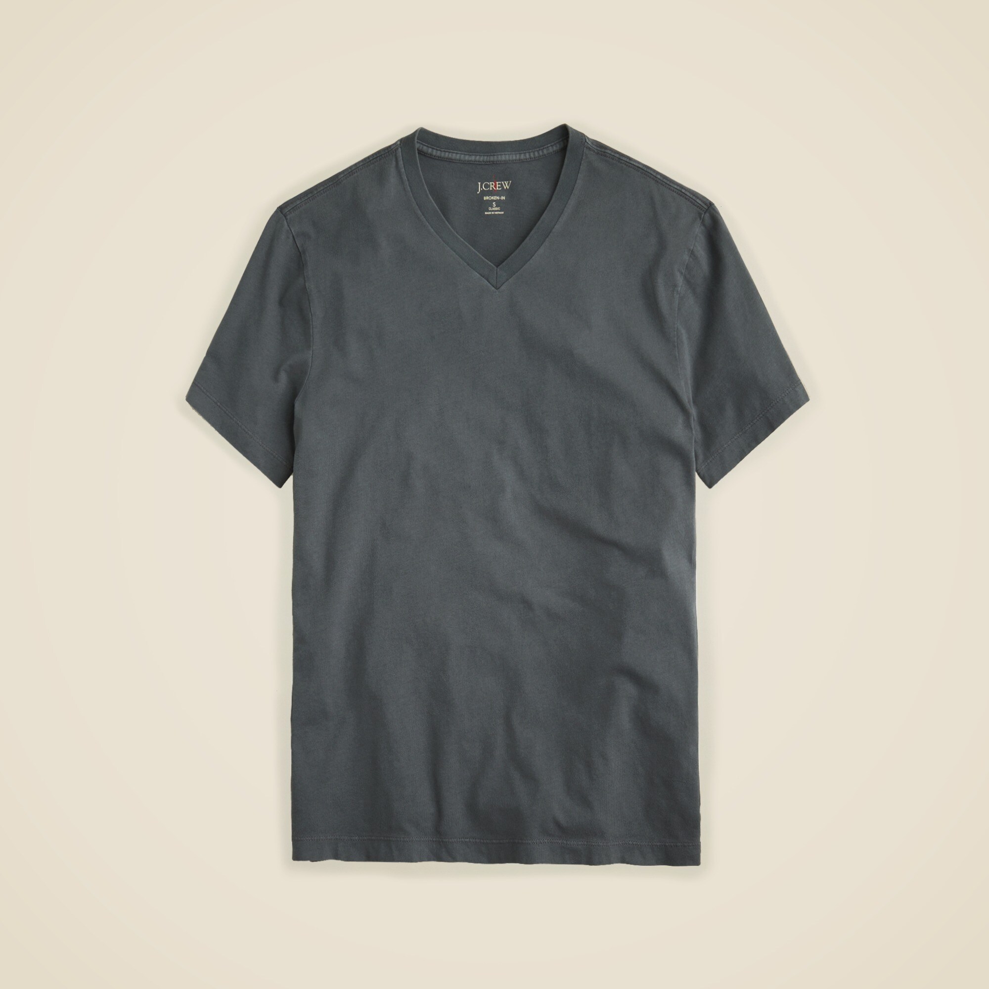 Broken-in V-neck T-shirt