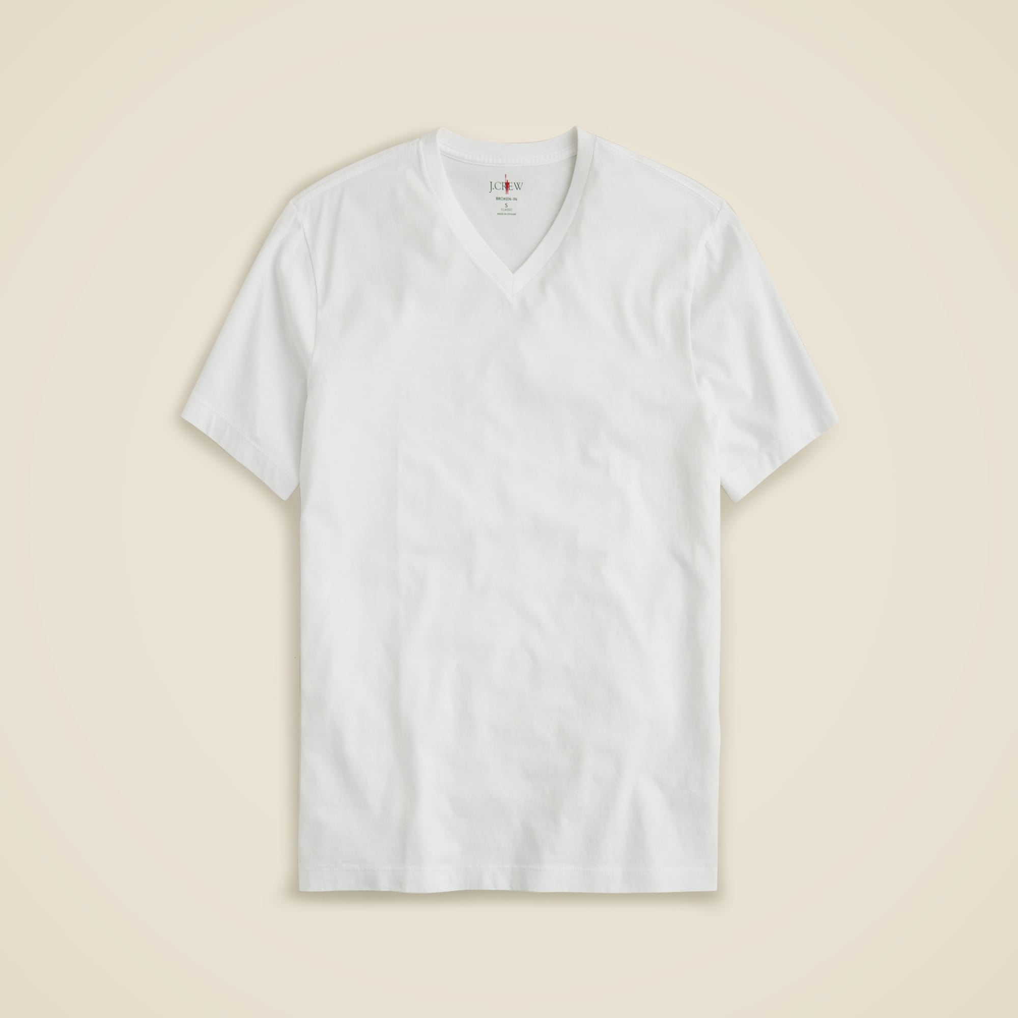 Broken-in V-neck T-shirt