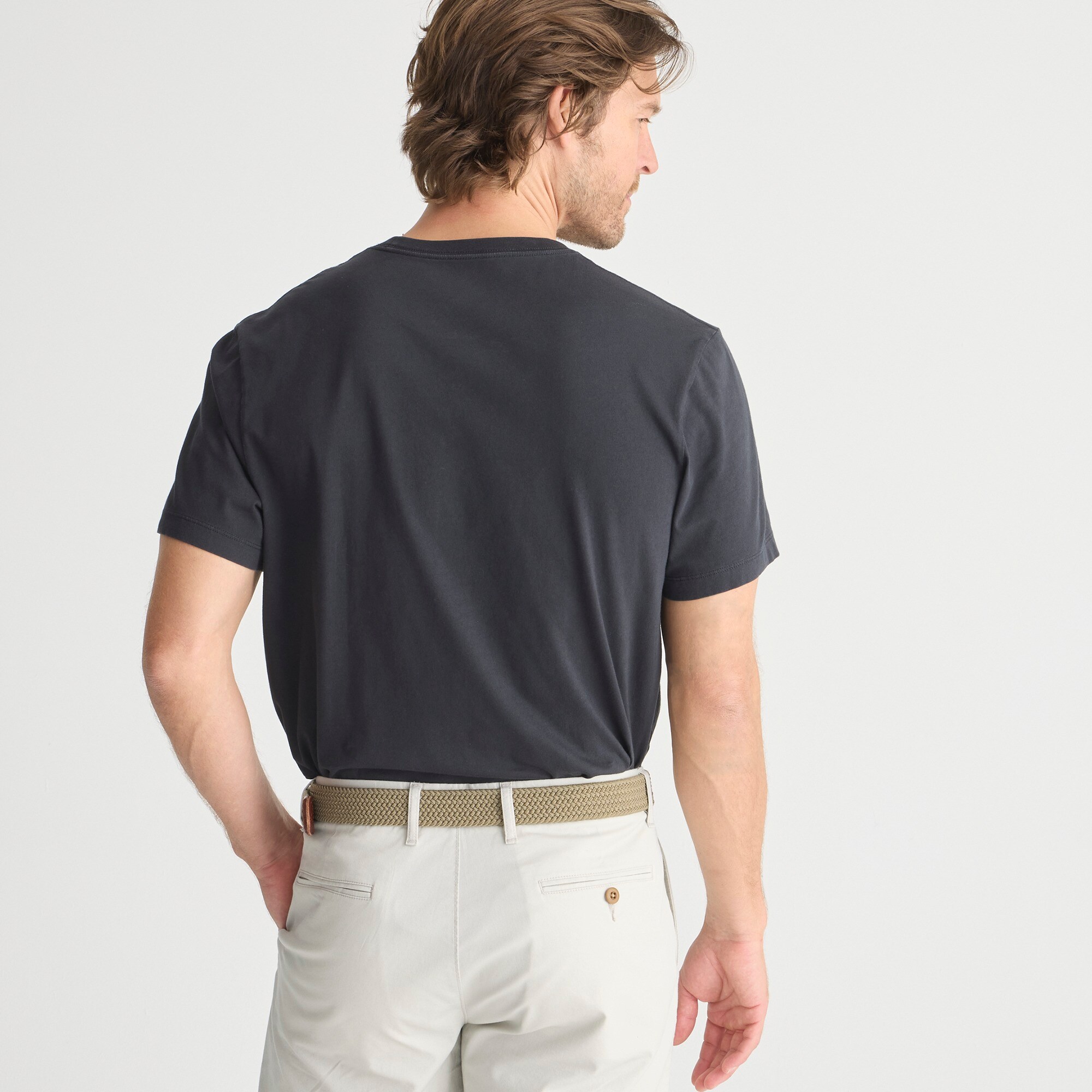Broken-in pocket T-shirt