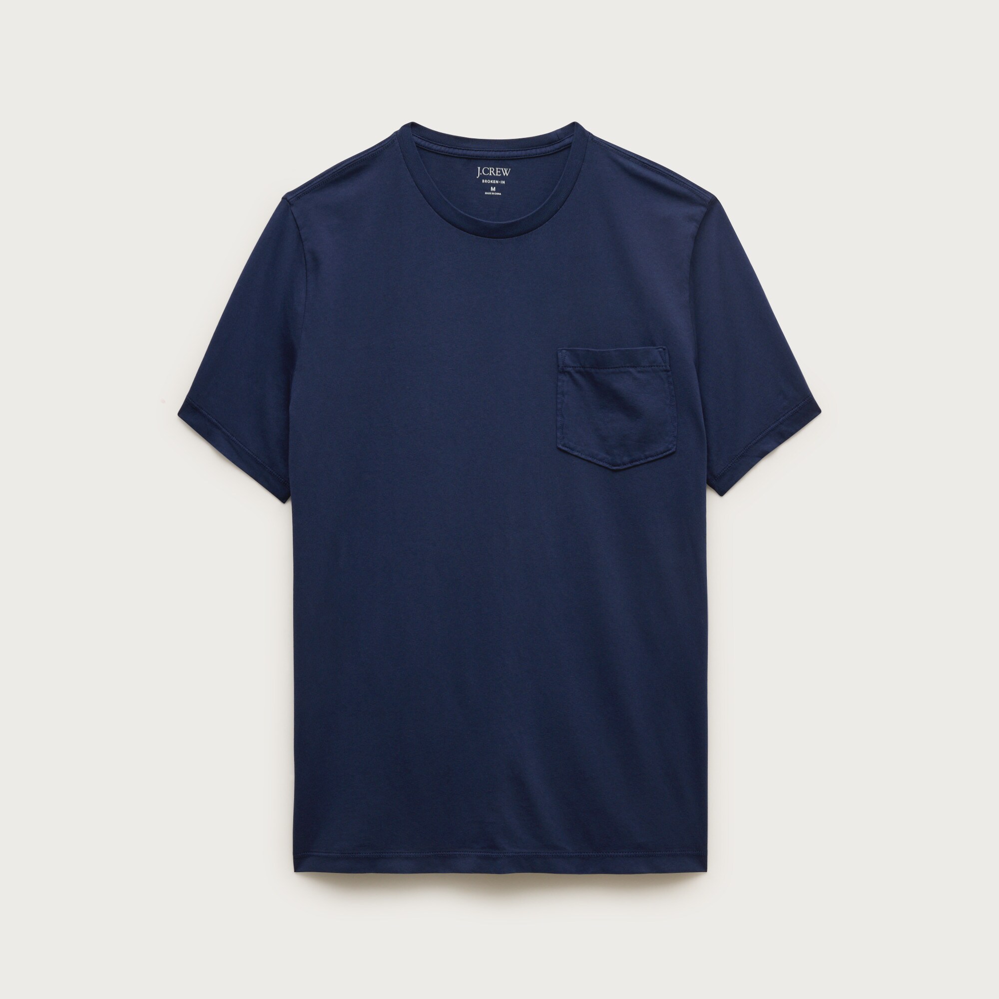 Broken-in pocket T-shirt
