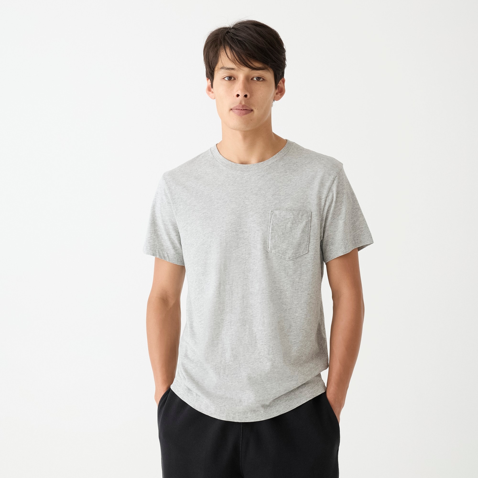 Broken-in pocket T-shirt