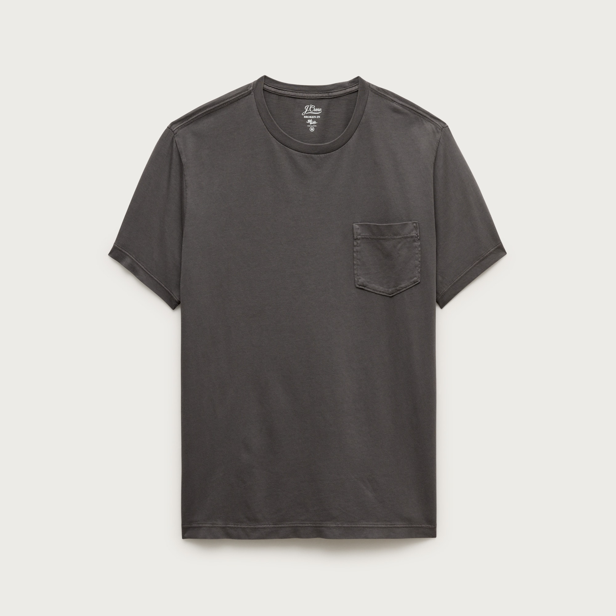 Broken-in pocket T-shirt
