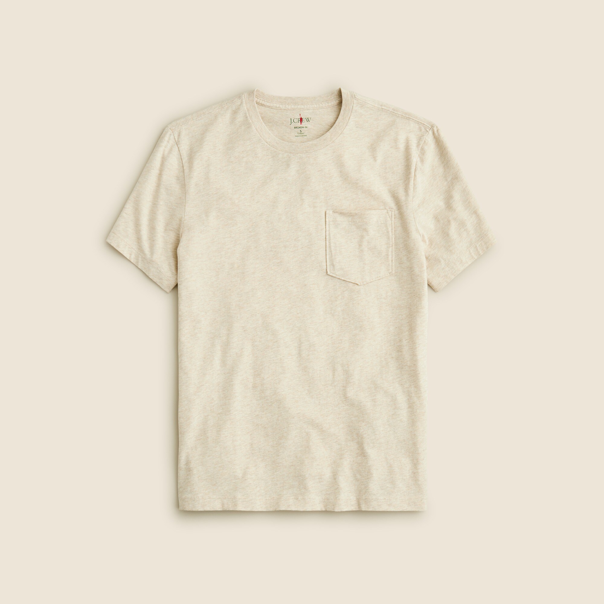 Broken-in pocket T-shirt