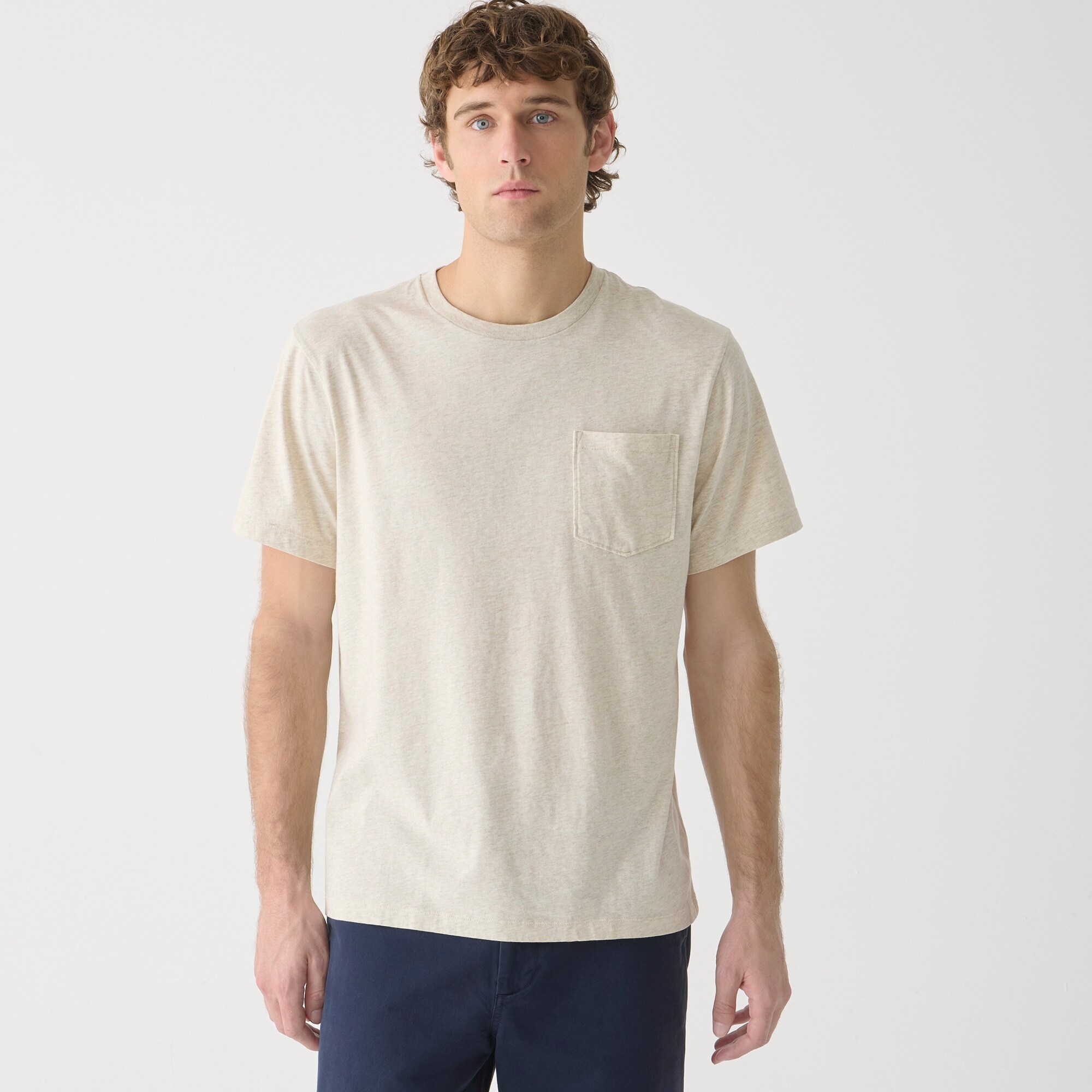Broken-in pocket T-shirt