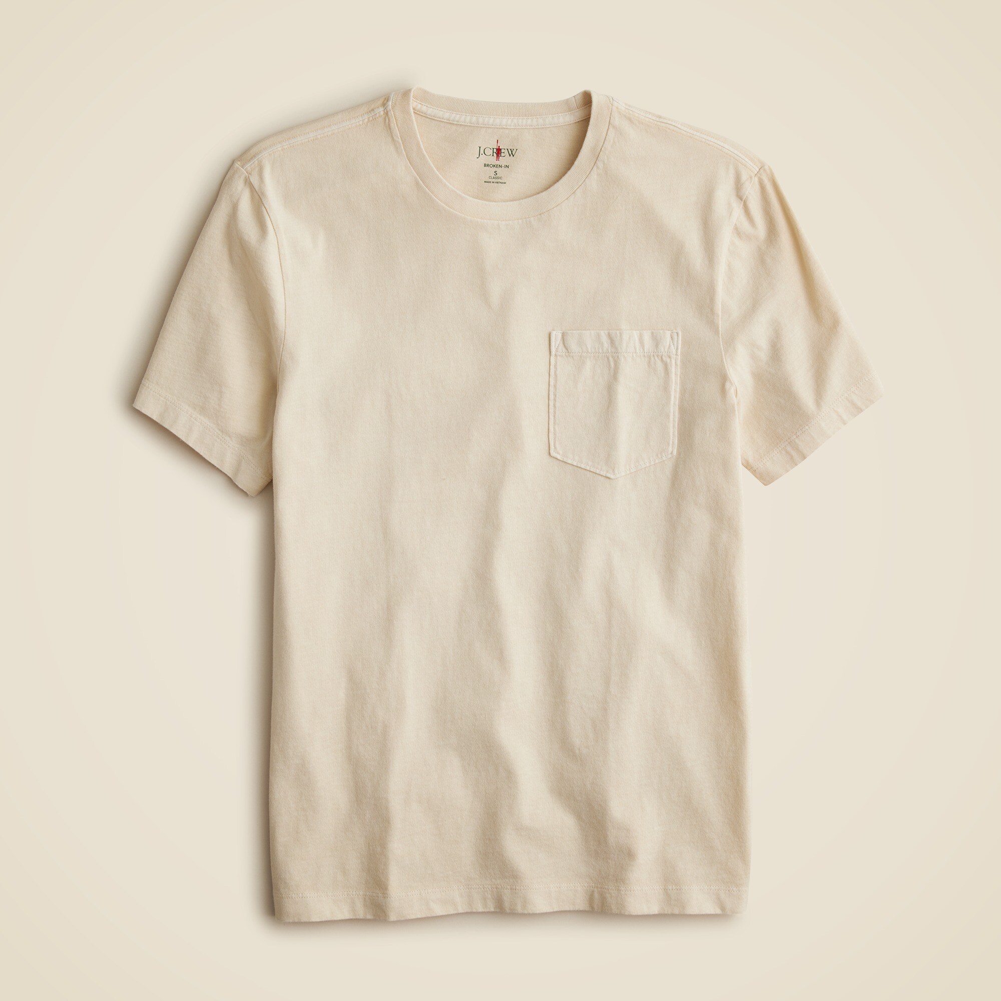 mens Broken-in pocket T-shirt