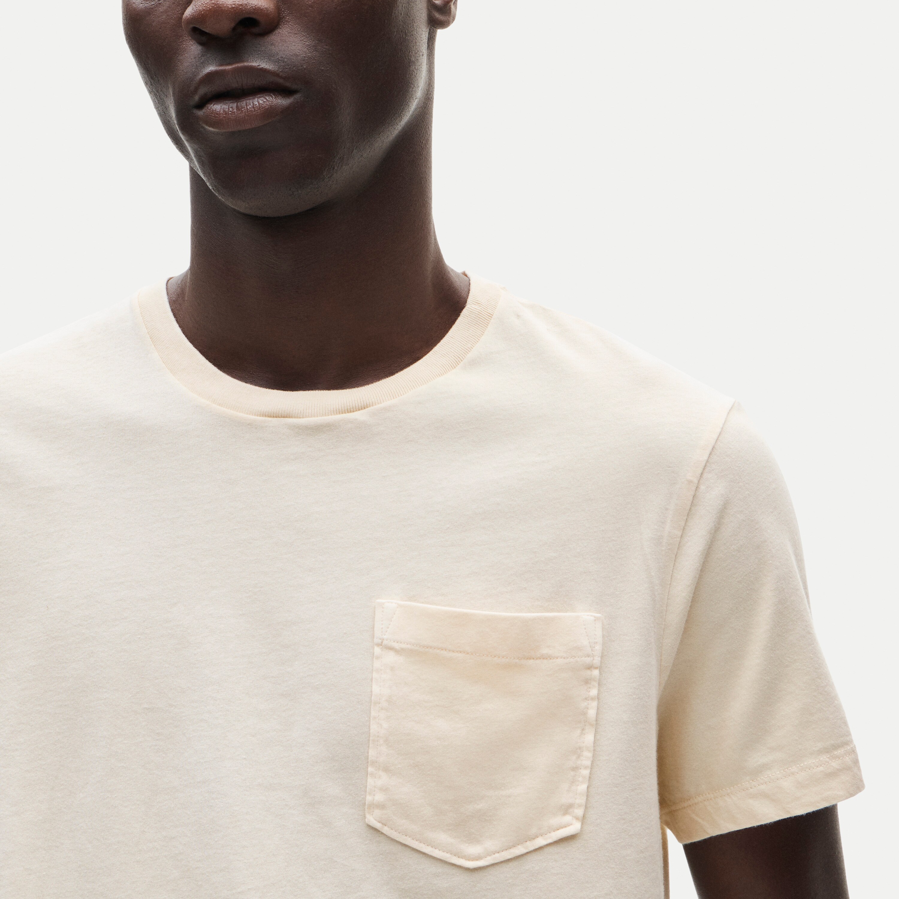 Broken-in pocket T-shirt
