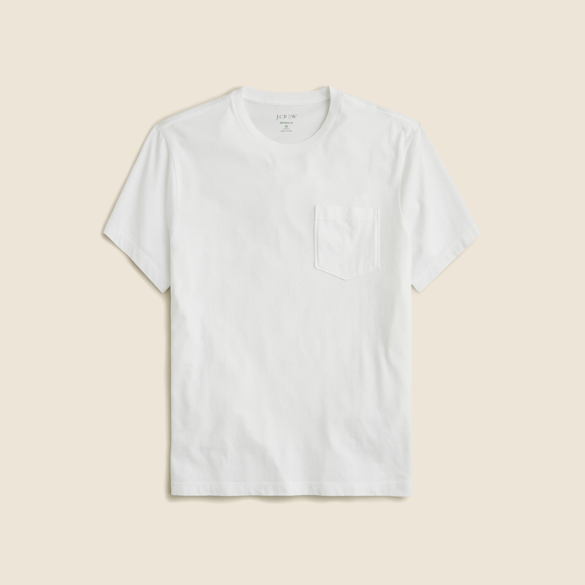 Washed linen shirt with point collar