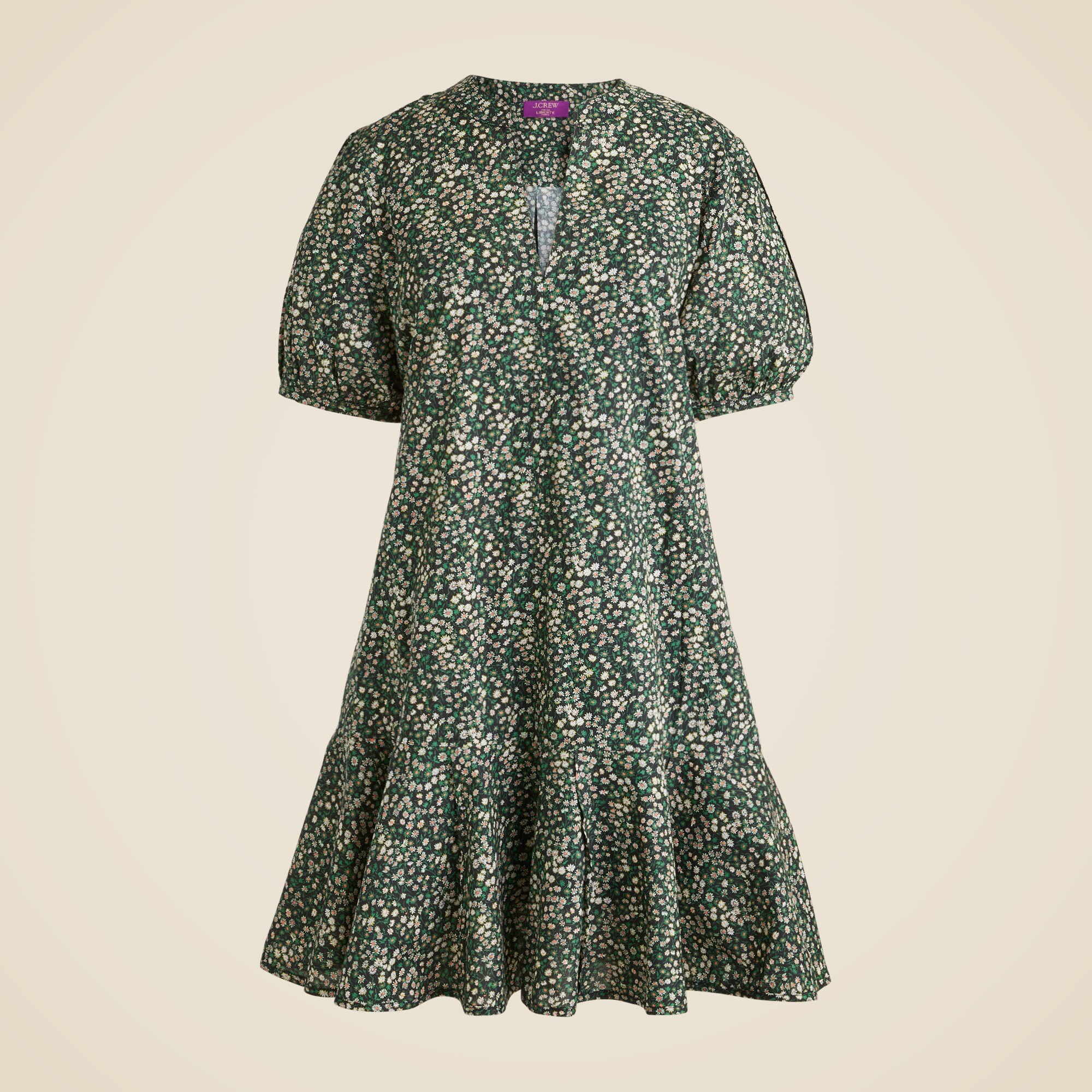 delilah dress in cotton poplin jcrew Delilah Dress In Liberty® Marguerite Fabric For Women