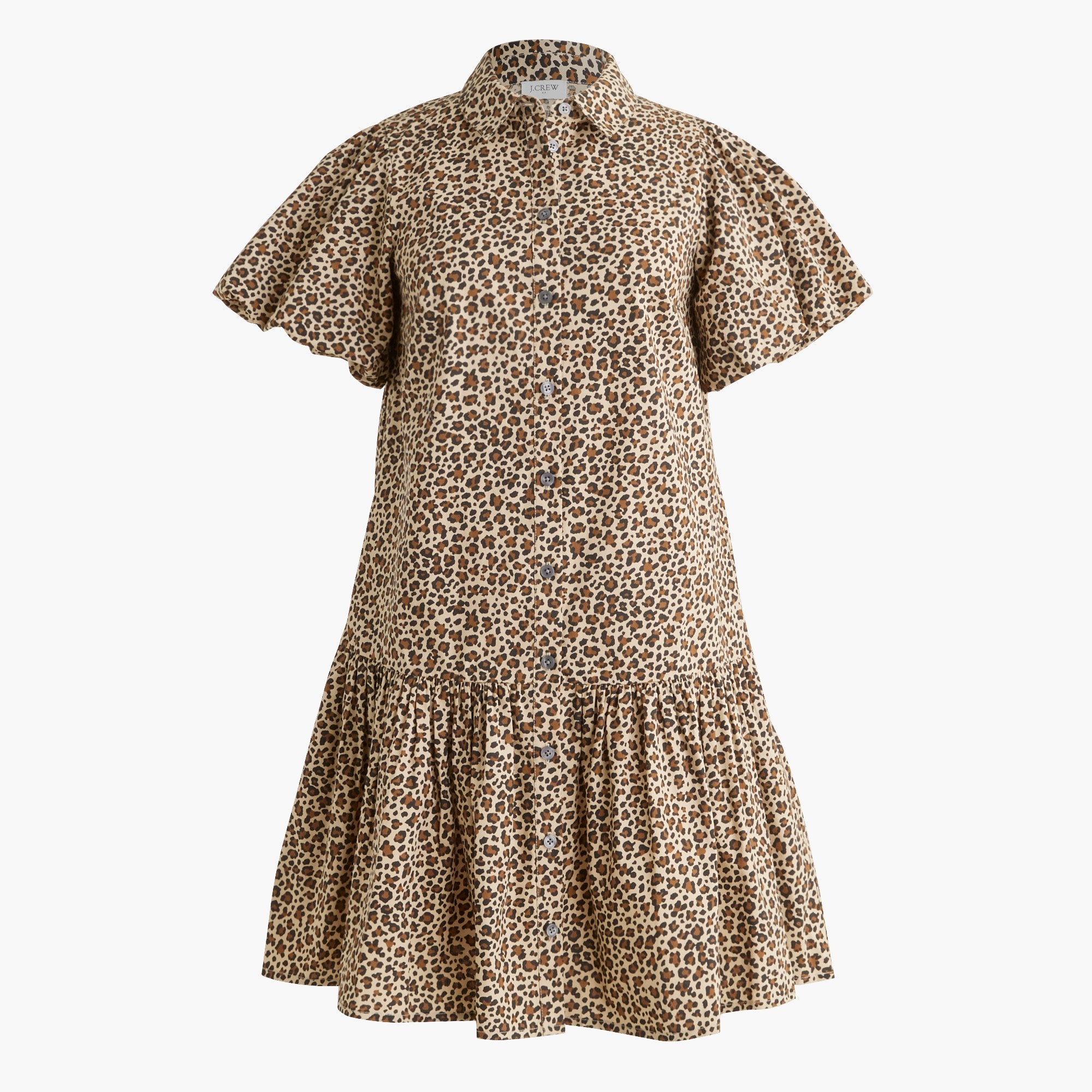 Bubble-sleeve mini dress