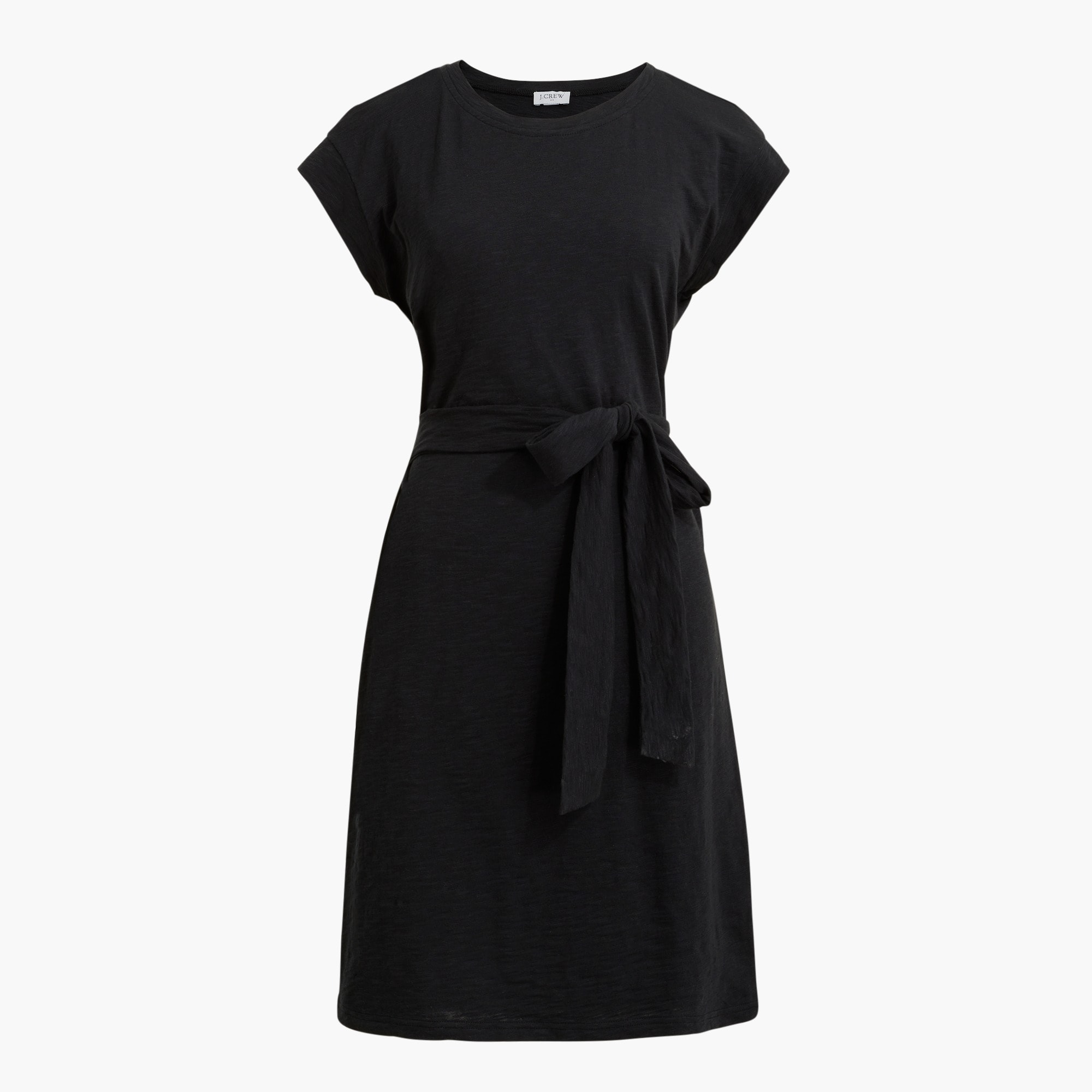 womens Knit tie-waist mini dress