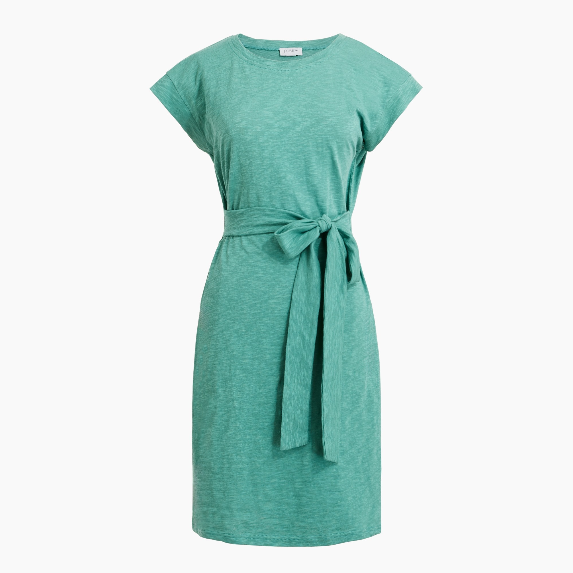 womens Knit tie-waist mini dress