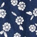 Printed lace-trim midi dress ANTIQUE NAVY IVORY factory: printed lace-trim midi dress for women