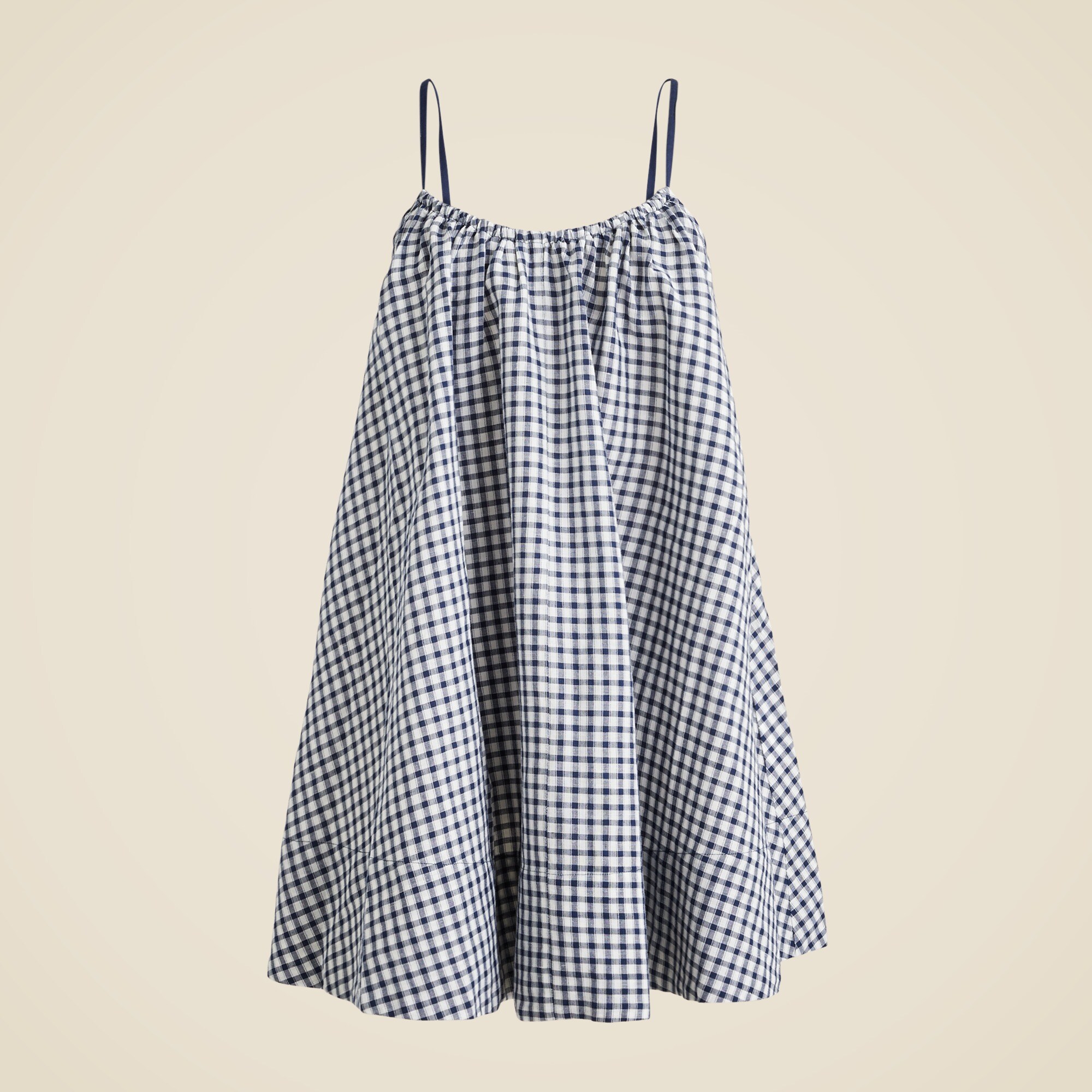 Swingy Tie-back Beach Dress In Linen-cotton Blend For Women | J.Crew