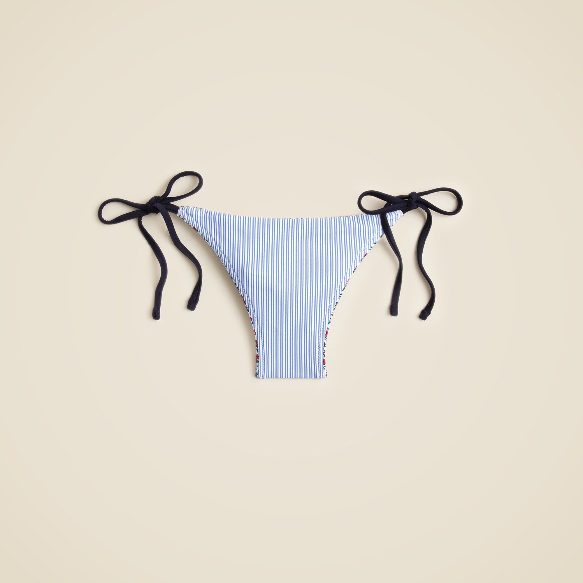 String hipster bikini bottom in poppy print