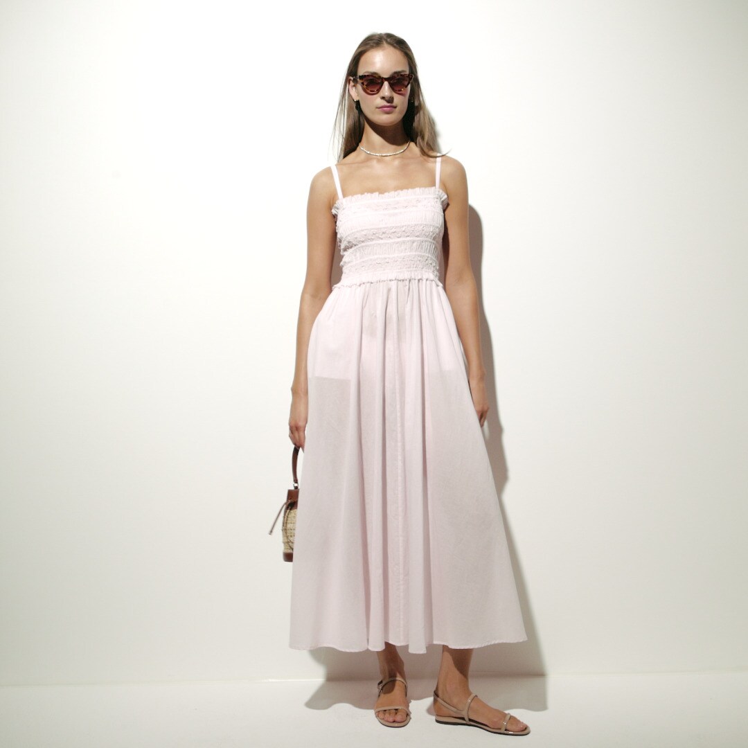 Smocked Maxi Dress In Cotton Voile For Women | J.Crew