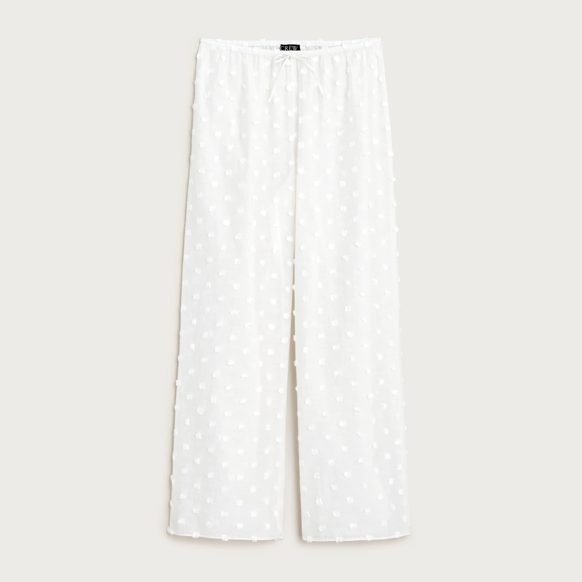 Beach pant with pom-poms