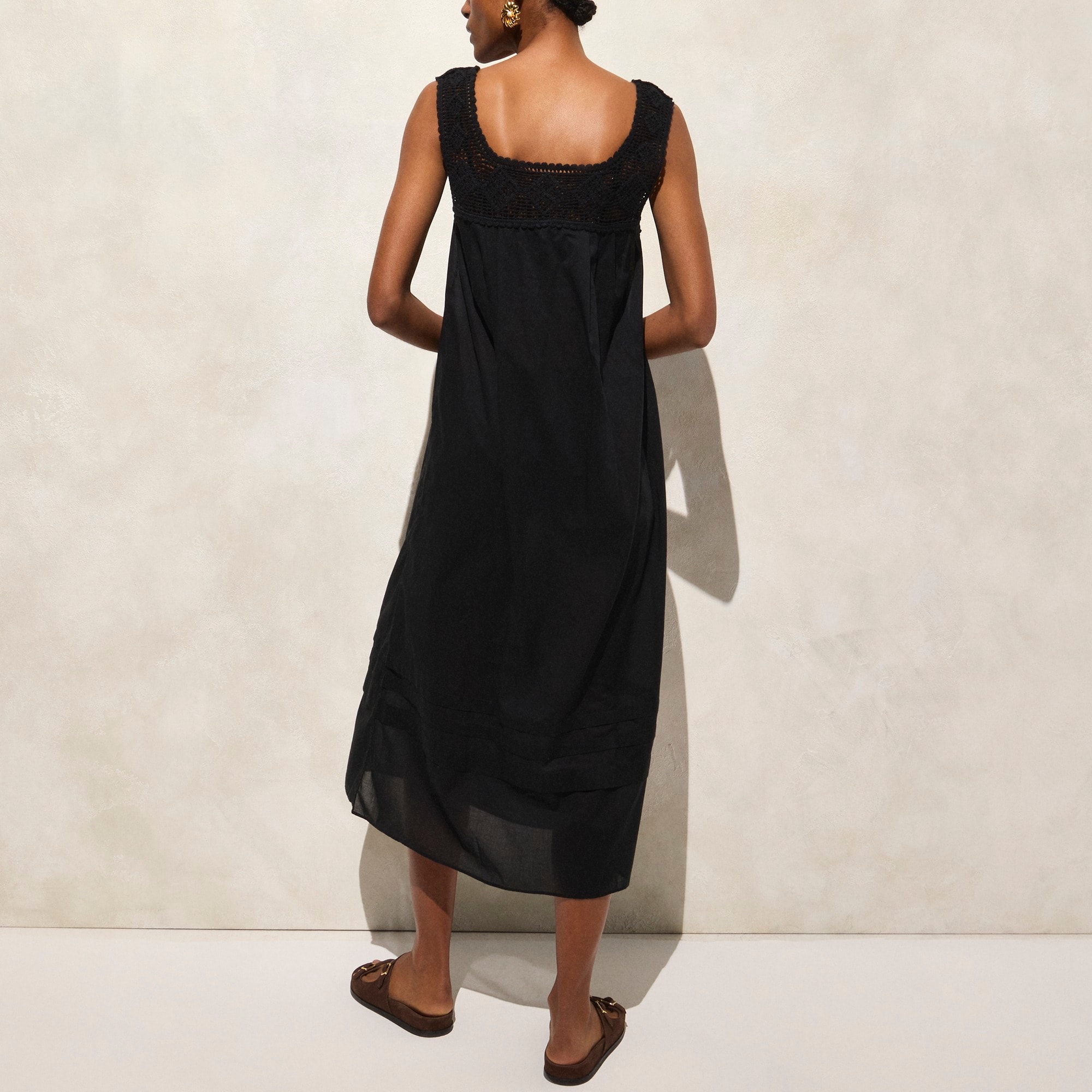 Crochet-trim Dress For Women | J.Crew