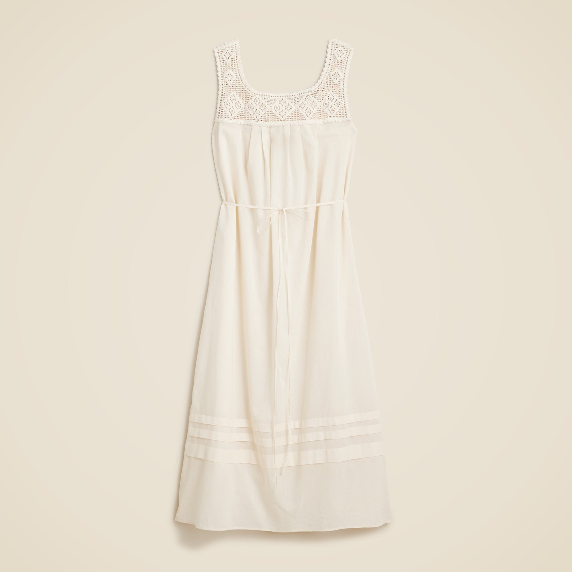 womens Crochet-trim dress